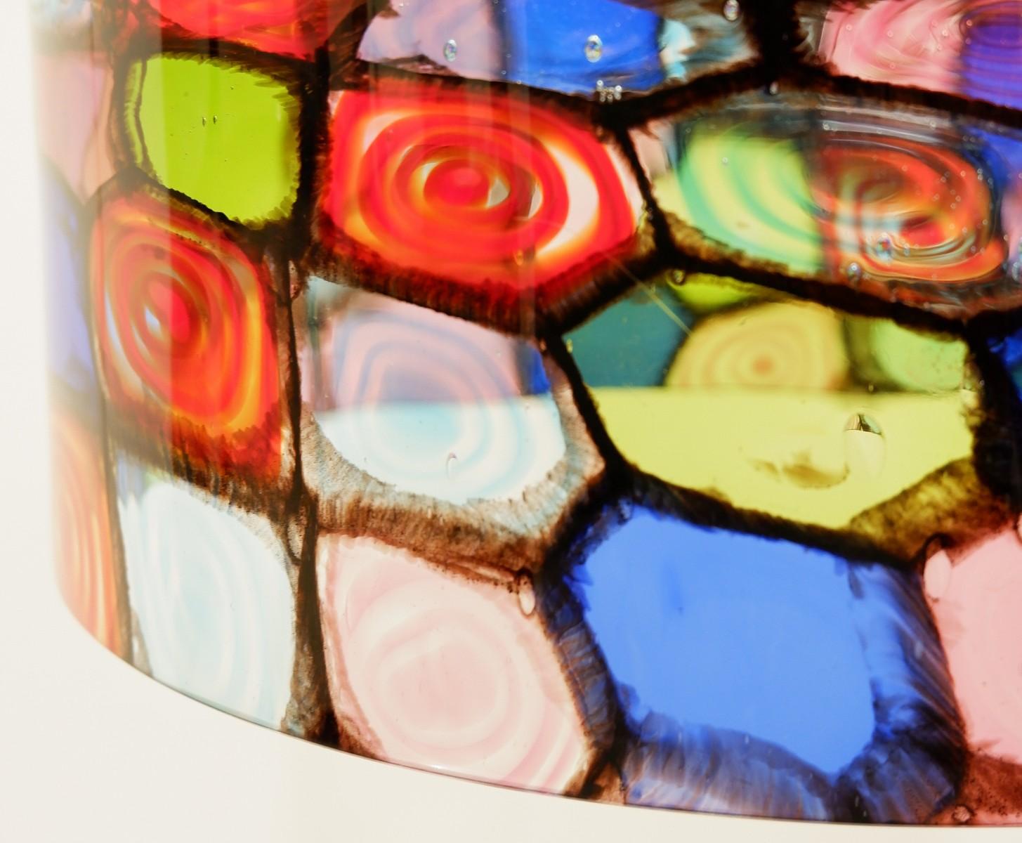 Mid-Century Modern Murano Glass Suspension Lamp For Sale