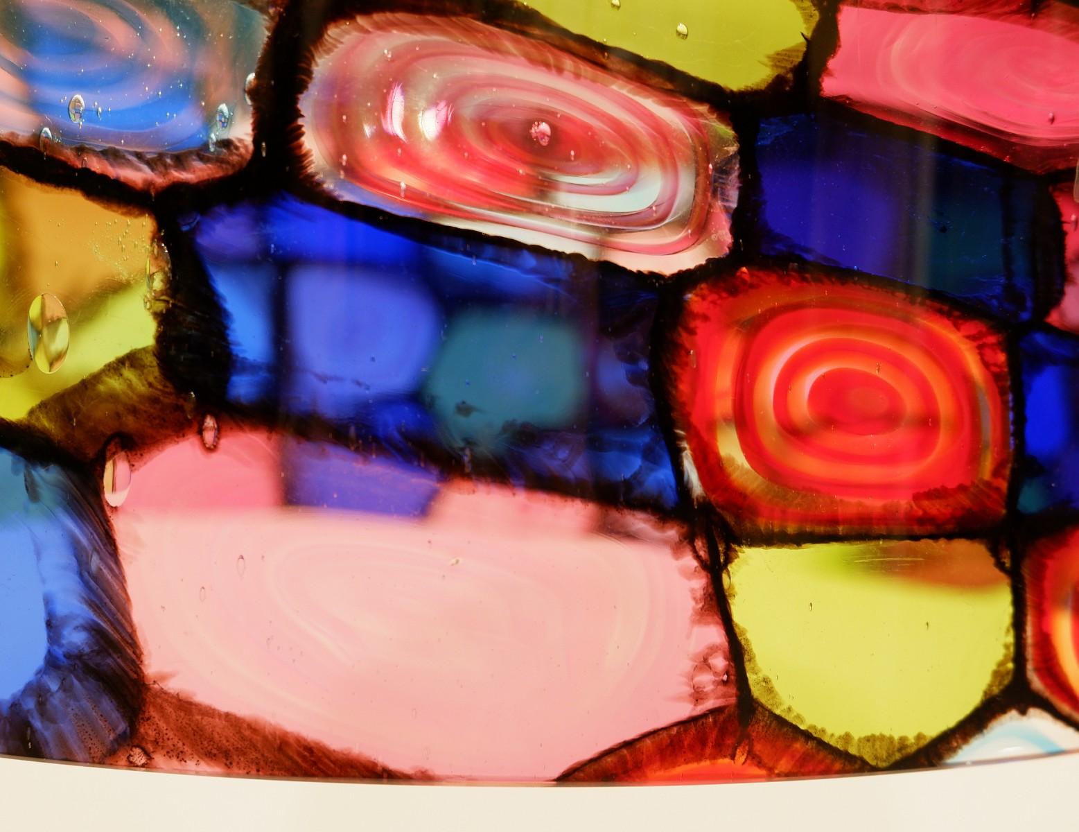 Mid-Century moderno Lampada a sospensione in vetro di Murano in vendita
