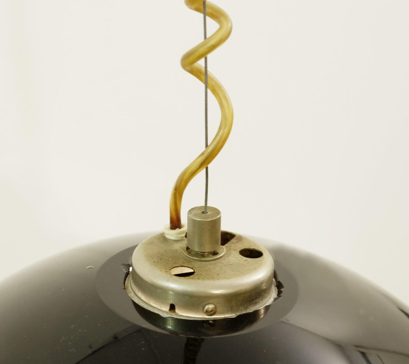 Late 20th Century Murano Glass Suspension Lamp For Sale