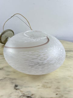 Murano Glass Suspension Lamp Giove model 1970s