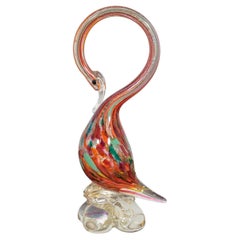 Statuetta di cigno in vetro di Murano, Italia, anni '60