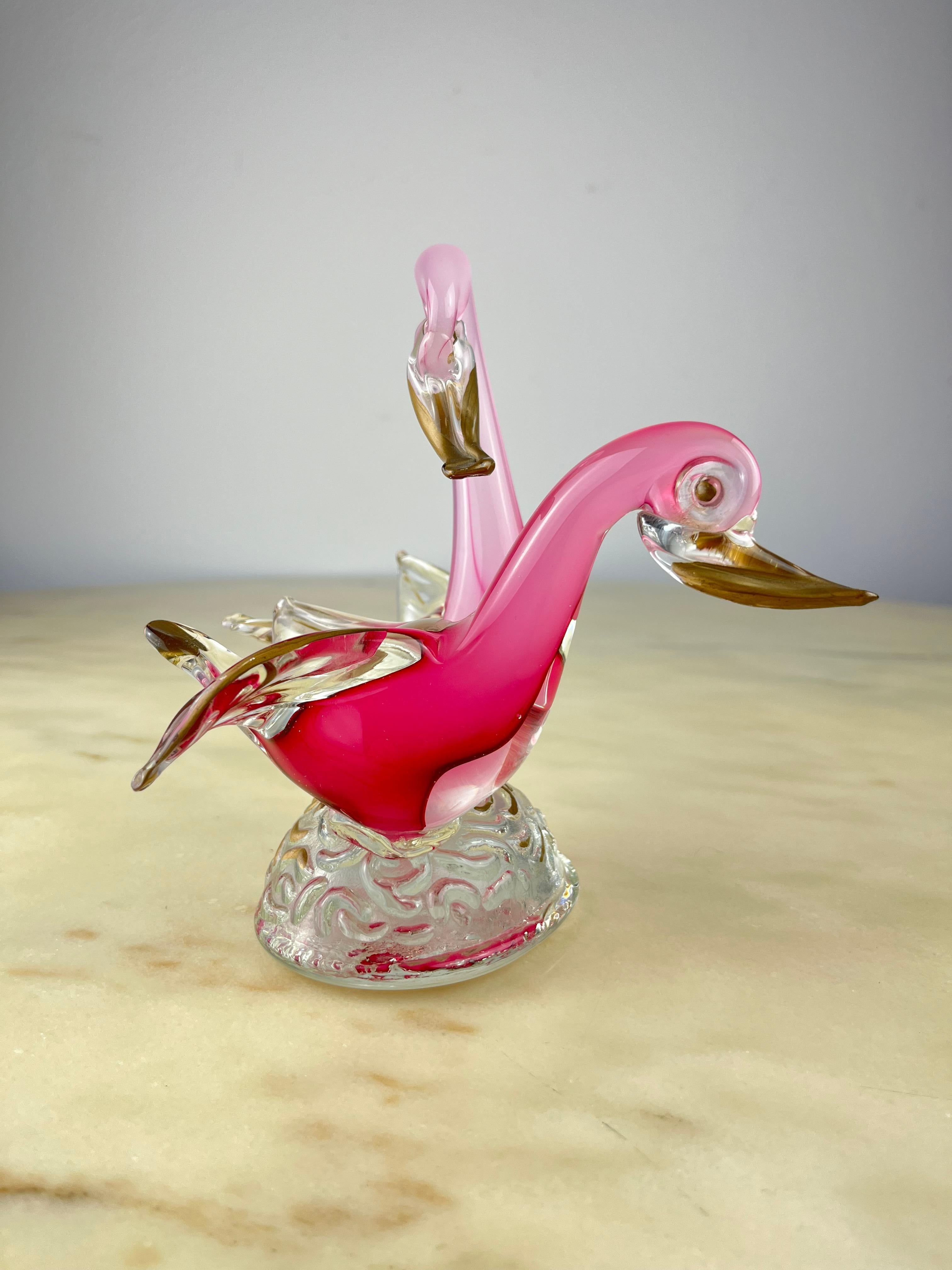 glass swans for sale