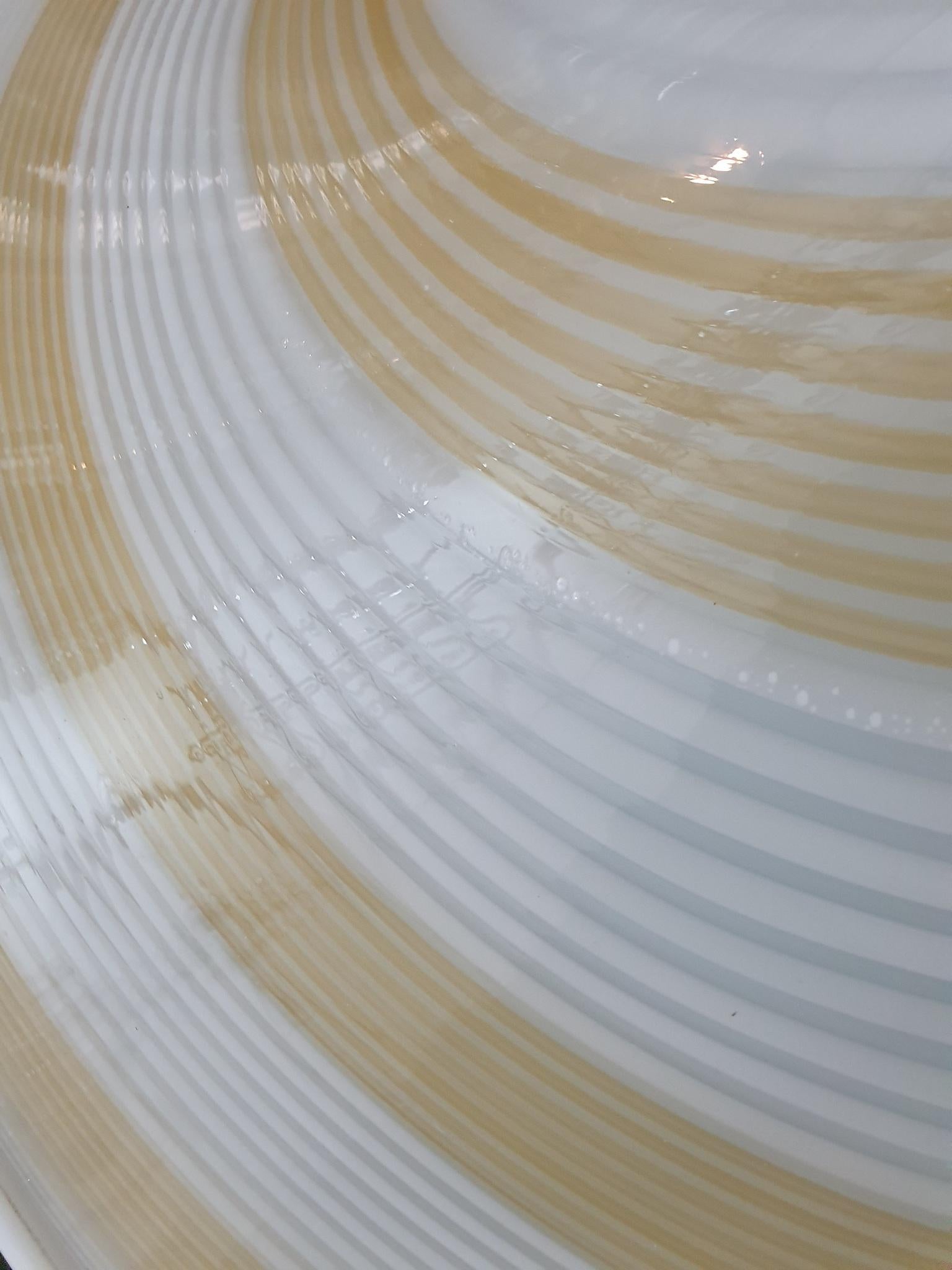 Colgante Remolino de cristal de Murano Años 70 en venta 3