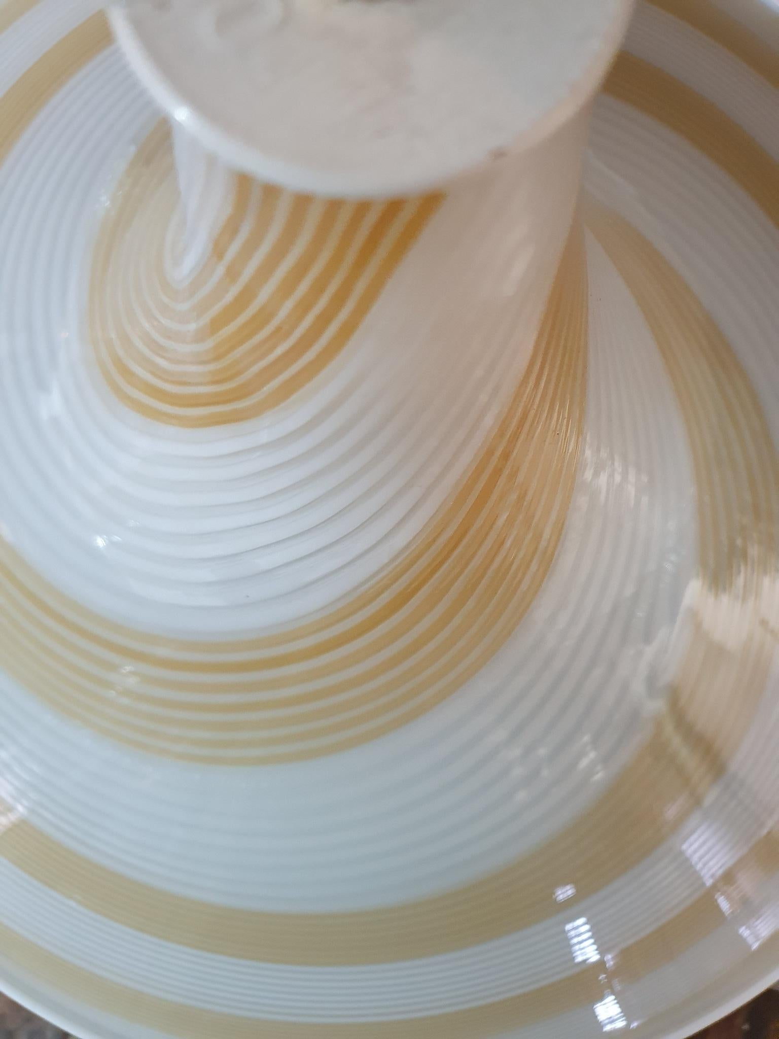 Colgante Remolino de cristal de Murano Años 70 en venta 4