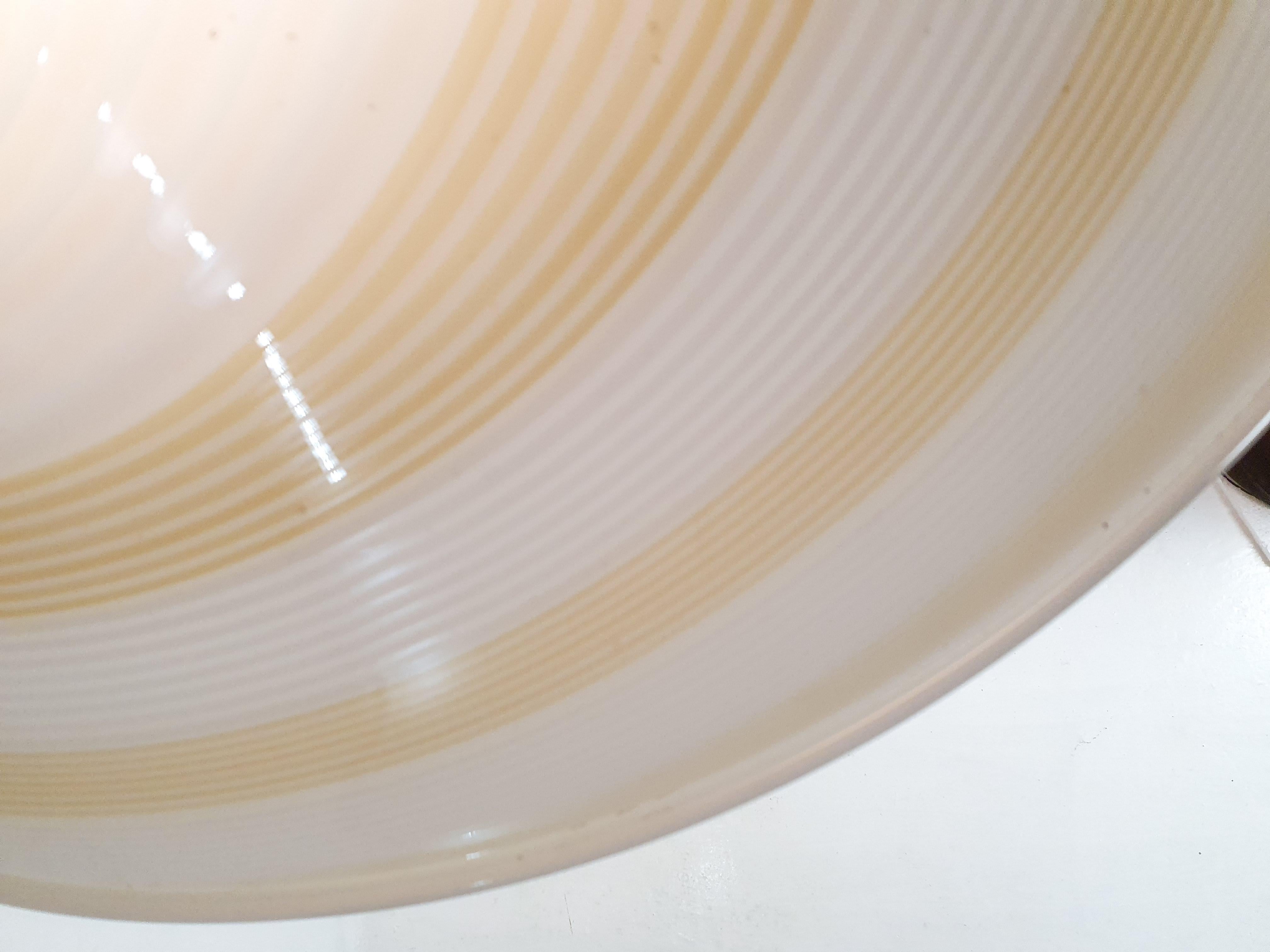 Colgante Remolino de cristal de Murano Años 70 en venta 1