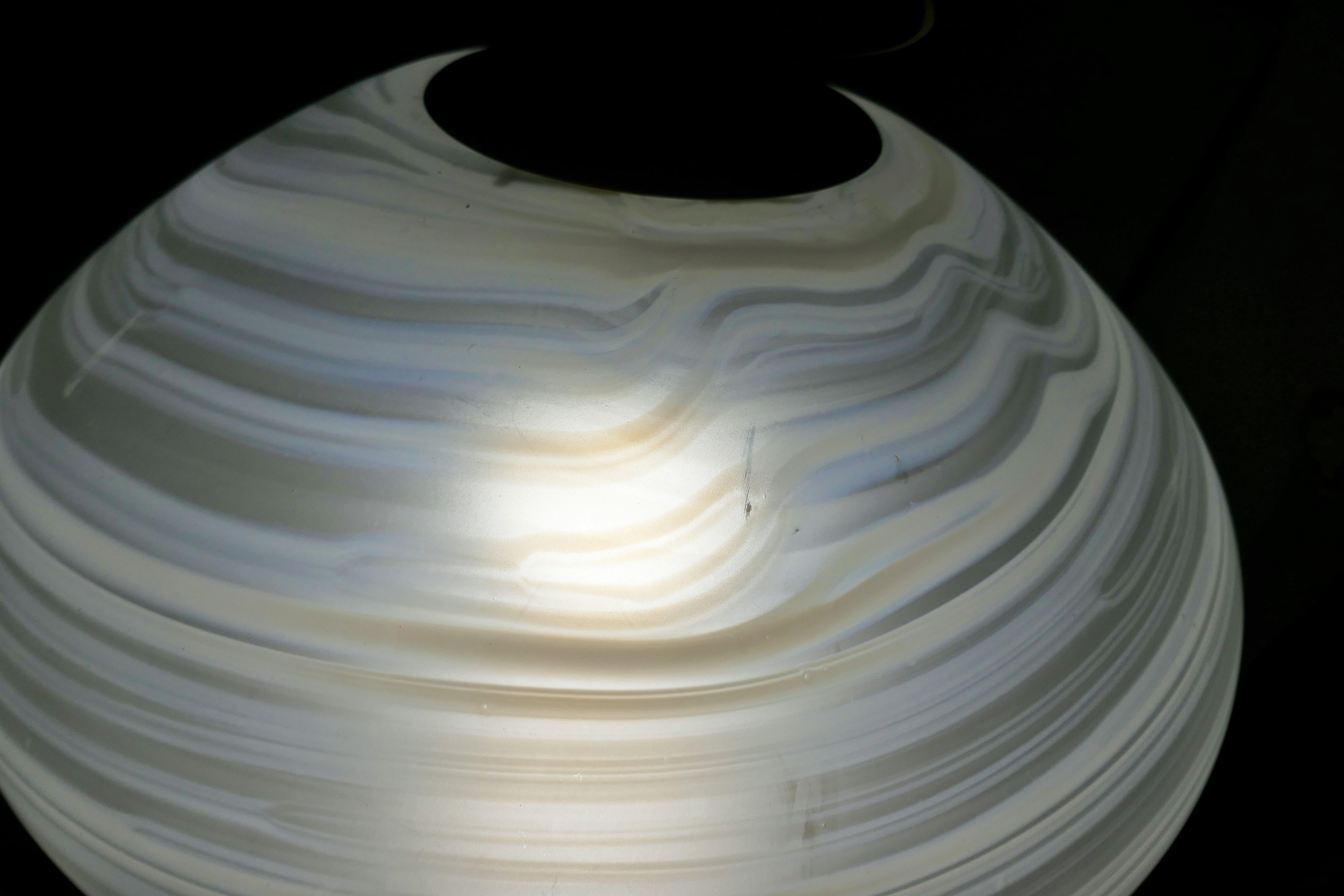 Murano Glass Swirl Pendant Lamp 5