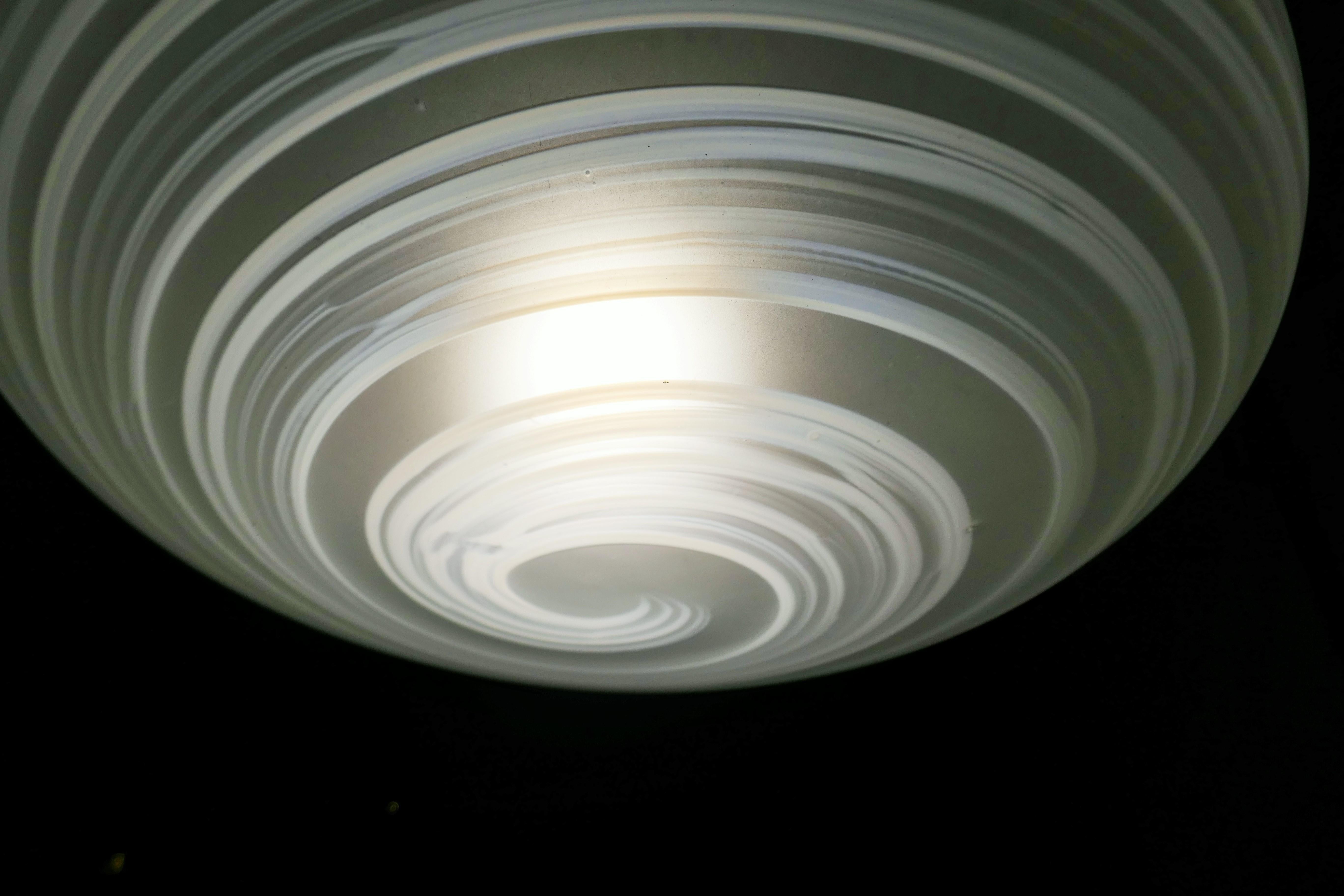 Murano Glass Swirl Pendant Lamp 6