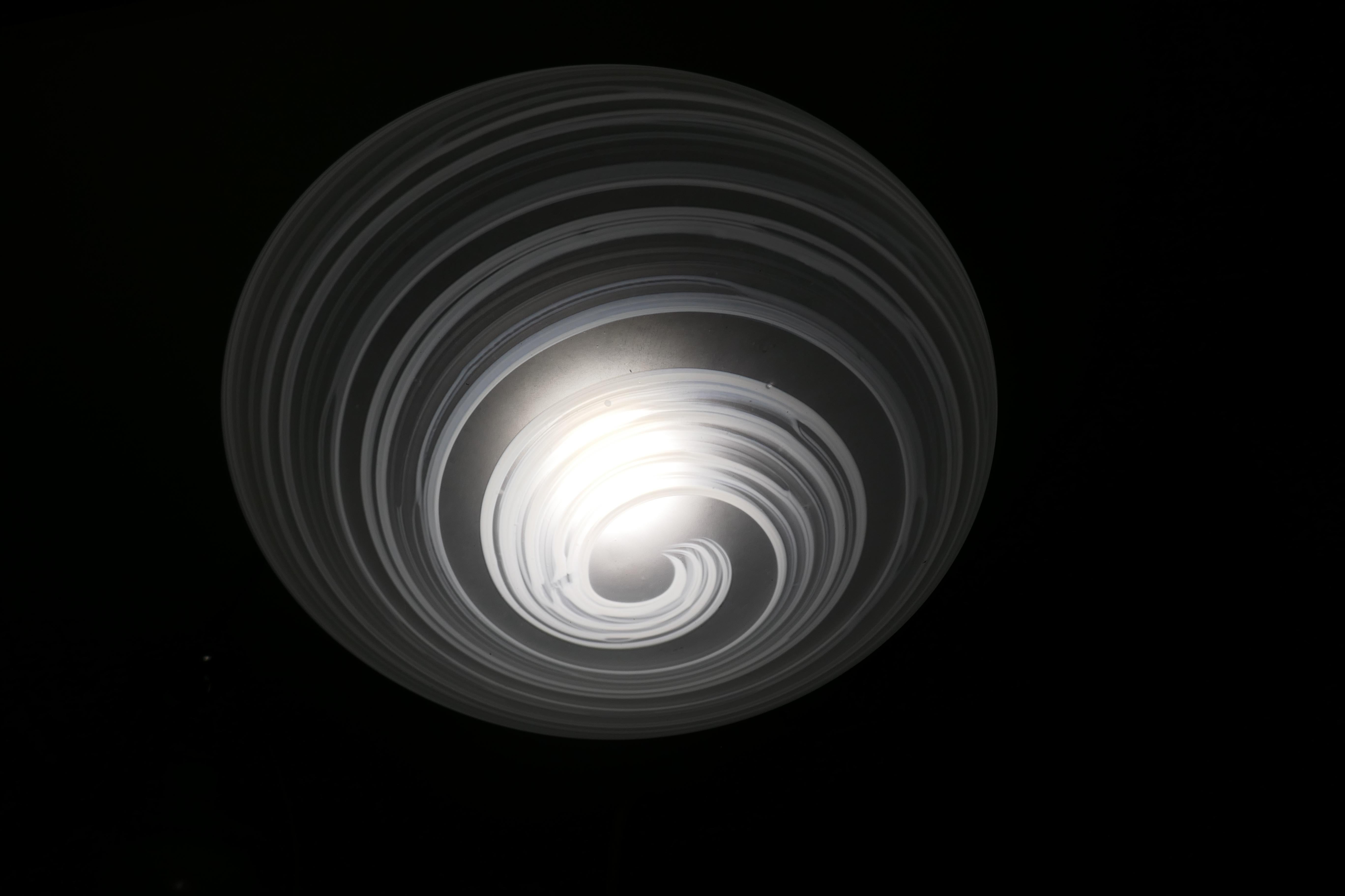 Murano Glass Swirl Pendant Lamp 9
