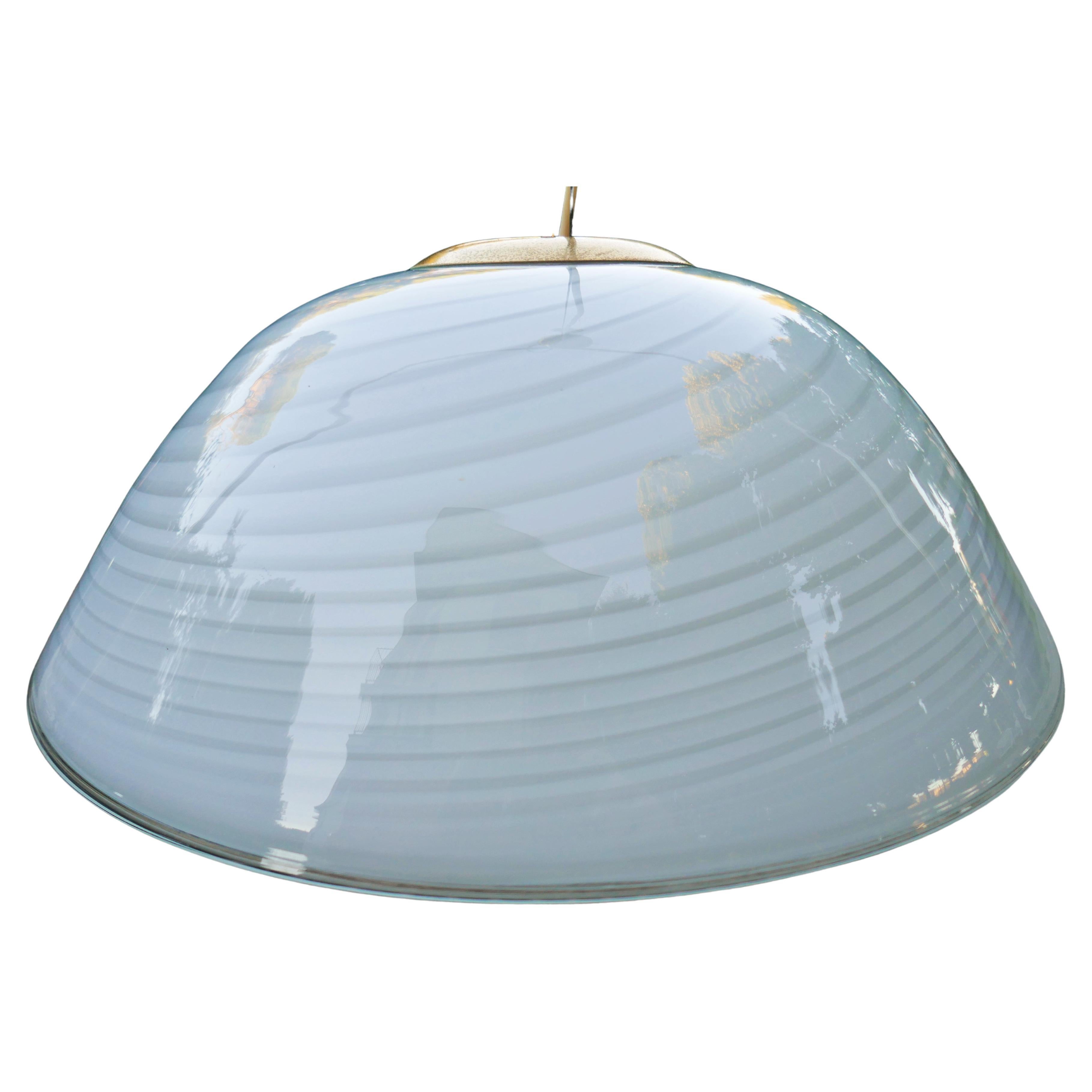 Murano glass swirl pendant lamp.
Possible De Majo production.
Good condition.
Shipping included
Thanks