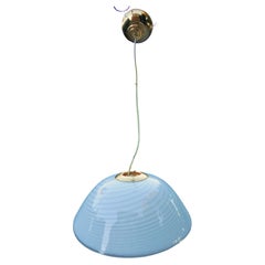 Murano glass swirl pendant lamp.
