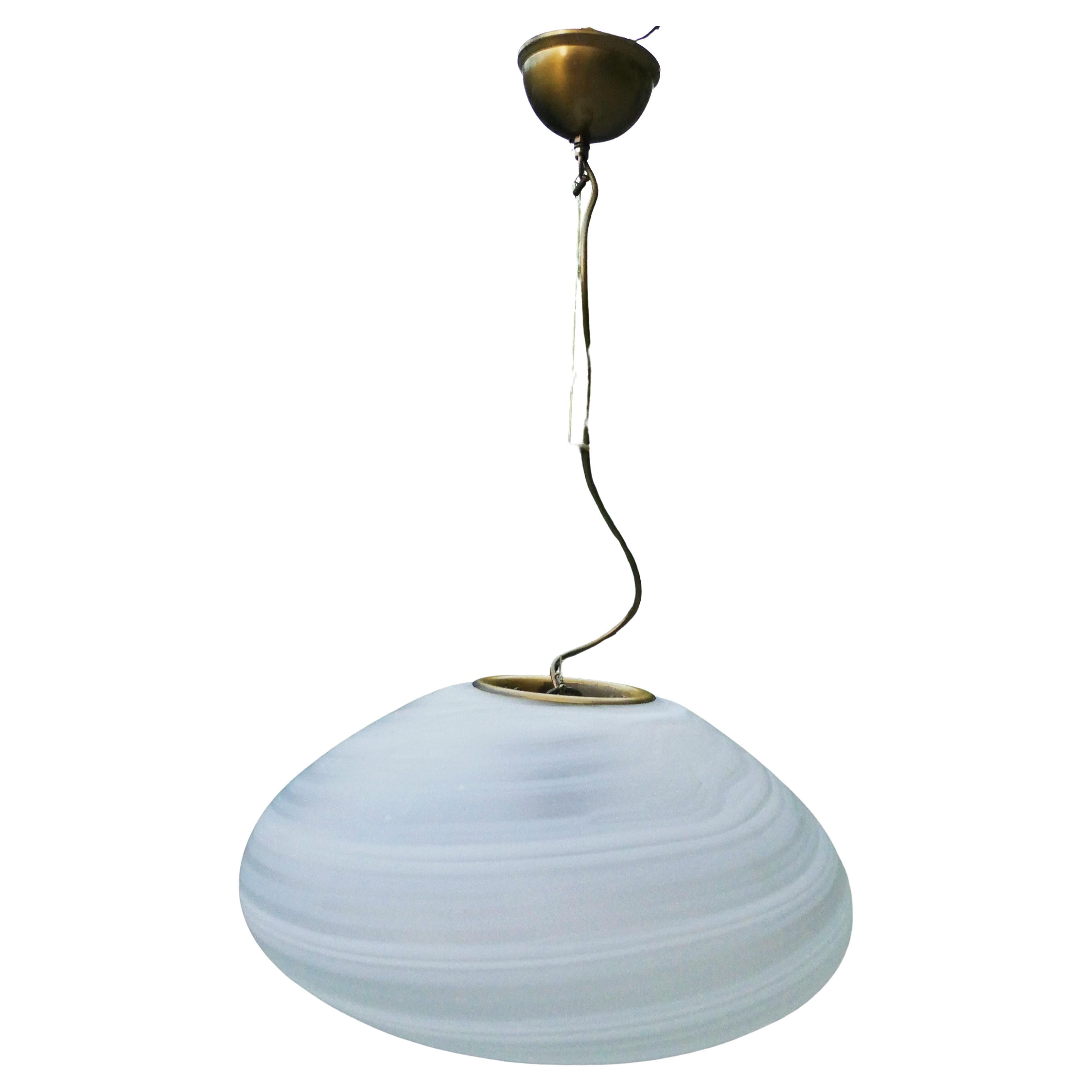Murano Glass Swirl Pendant Lamp