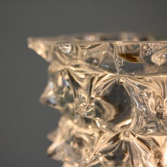 Table en verre de Murano Lamo:: Italie:: pointes claires