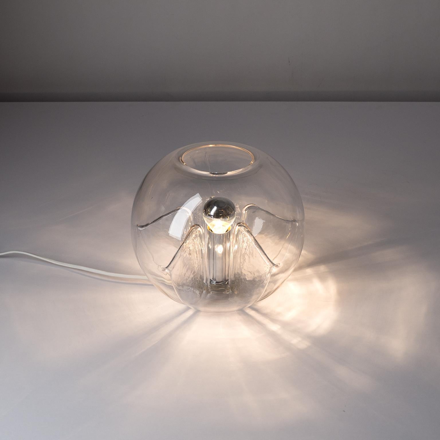 Lampe de bureau en verre de Murano, 1970, par Toni Zuccheri pour VeArt en vente 6