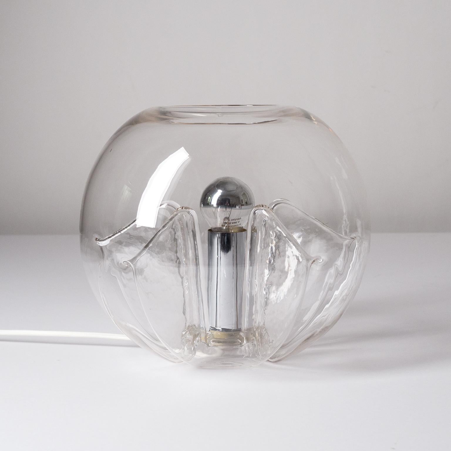 Murano Glass Table Lamp, 1970s, by Toni Zuccheri for VeArt For Sale 1