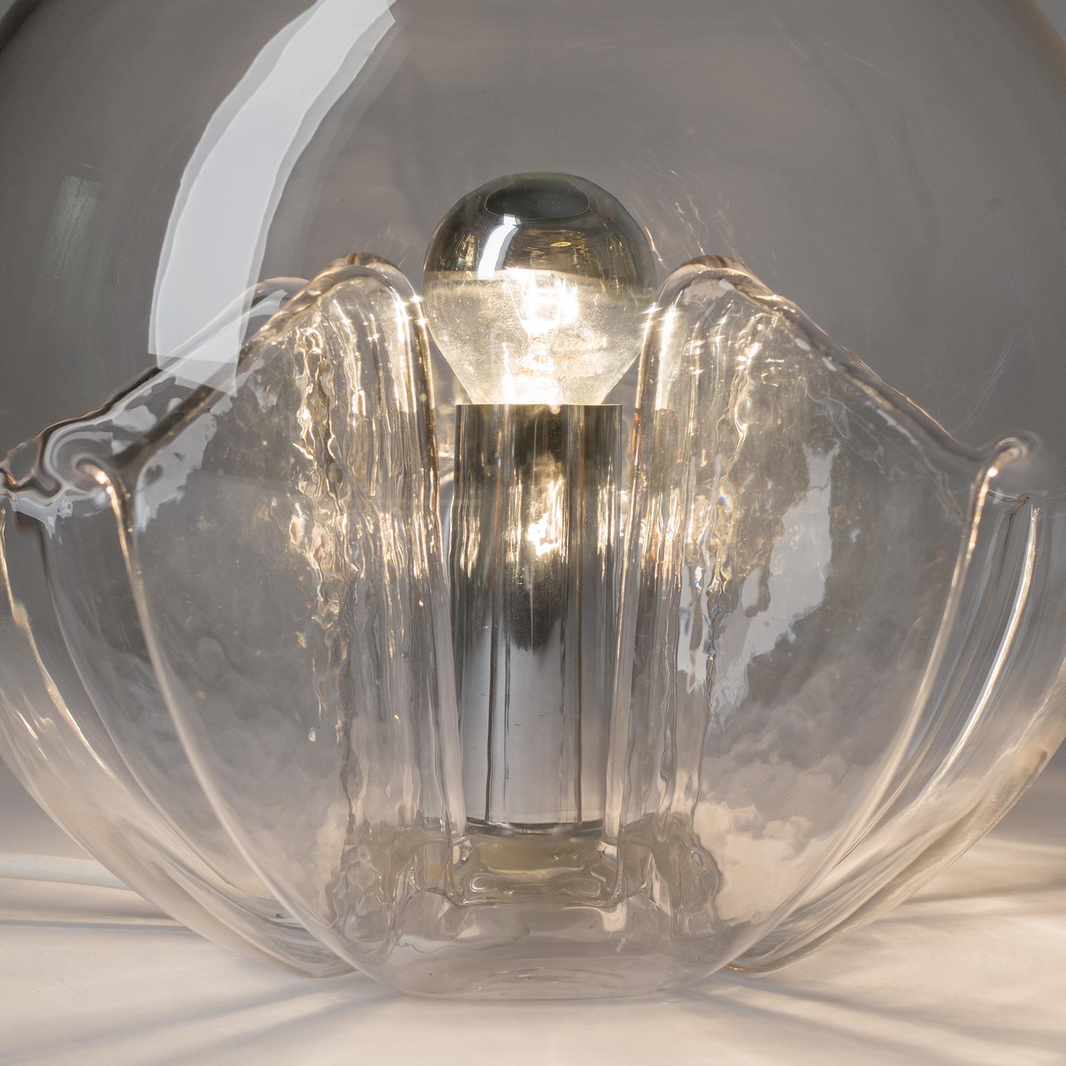 Lampe de bureau en verre de Murano, 1970, par Toni Zuccheri pour VeArt en vente 1