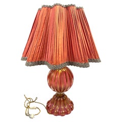 Murano Glass Table Lamp, Archimede Seguso, 1970s-1980s