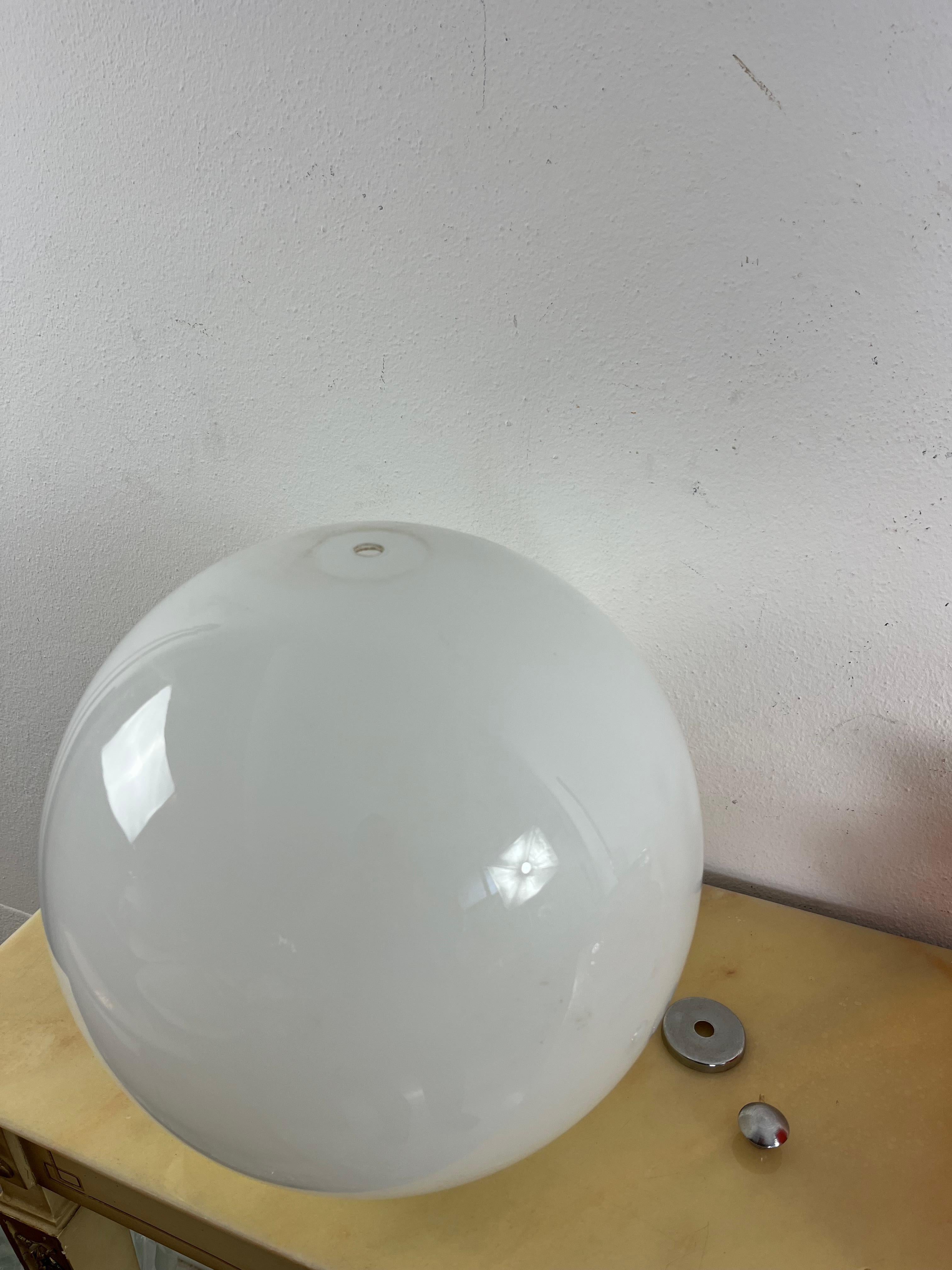 Murano Glass Table Lamp Attributed To Carlo Nason for Mazzega, 1970s For Sale 4