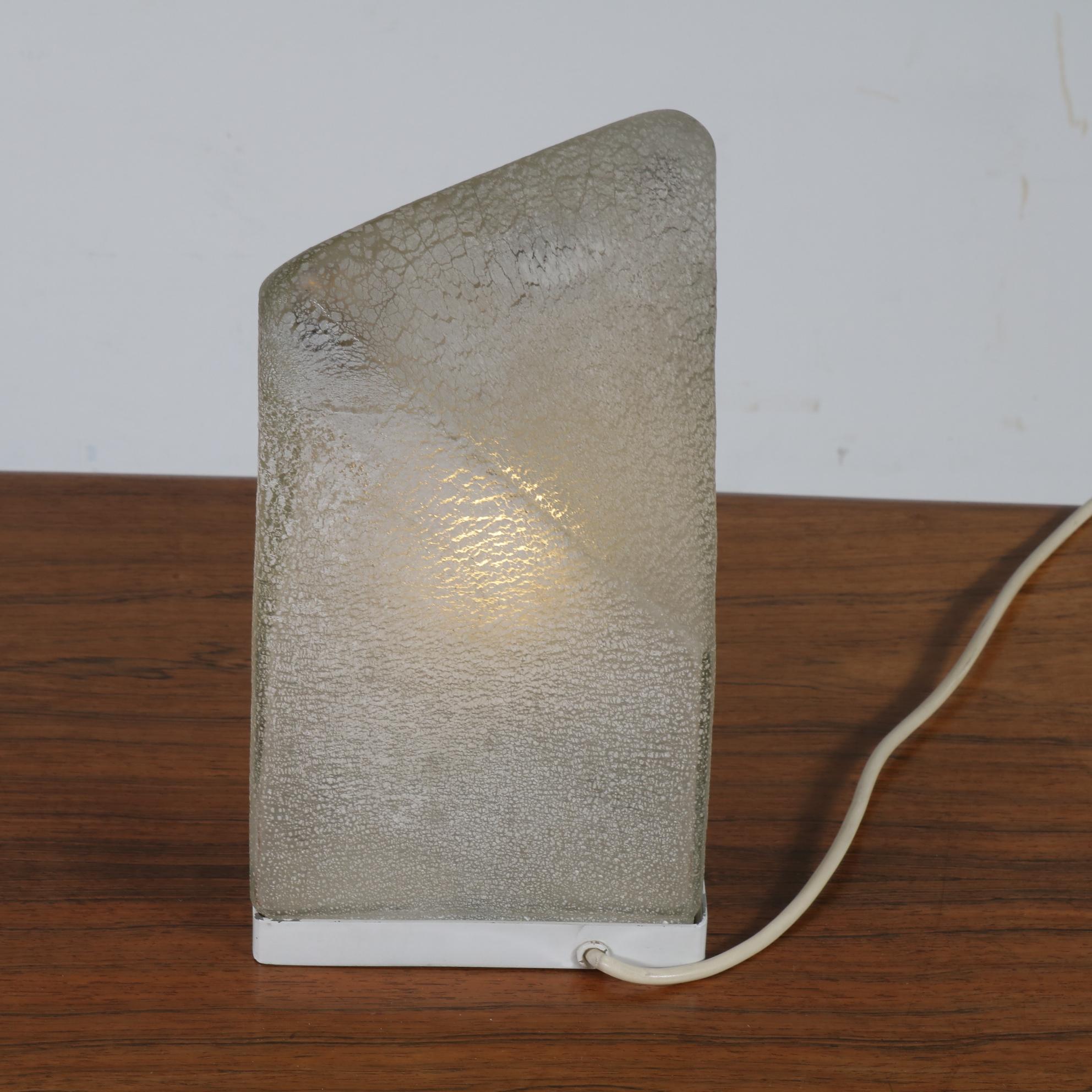 Lampe de bureau en verre de Murano d'Alfredo Barbini, Italie, 1970 en vente 2