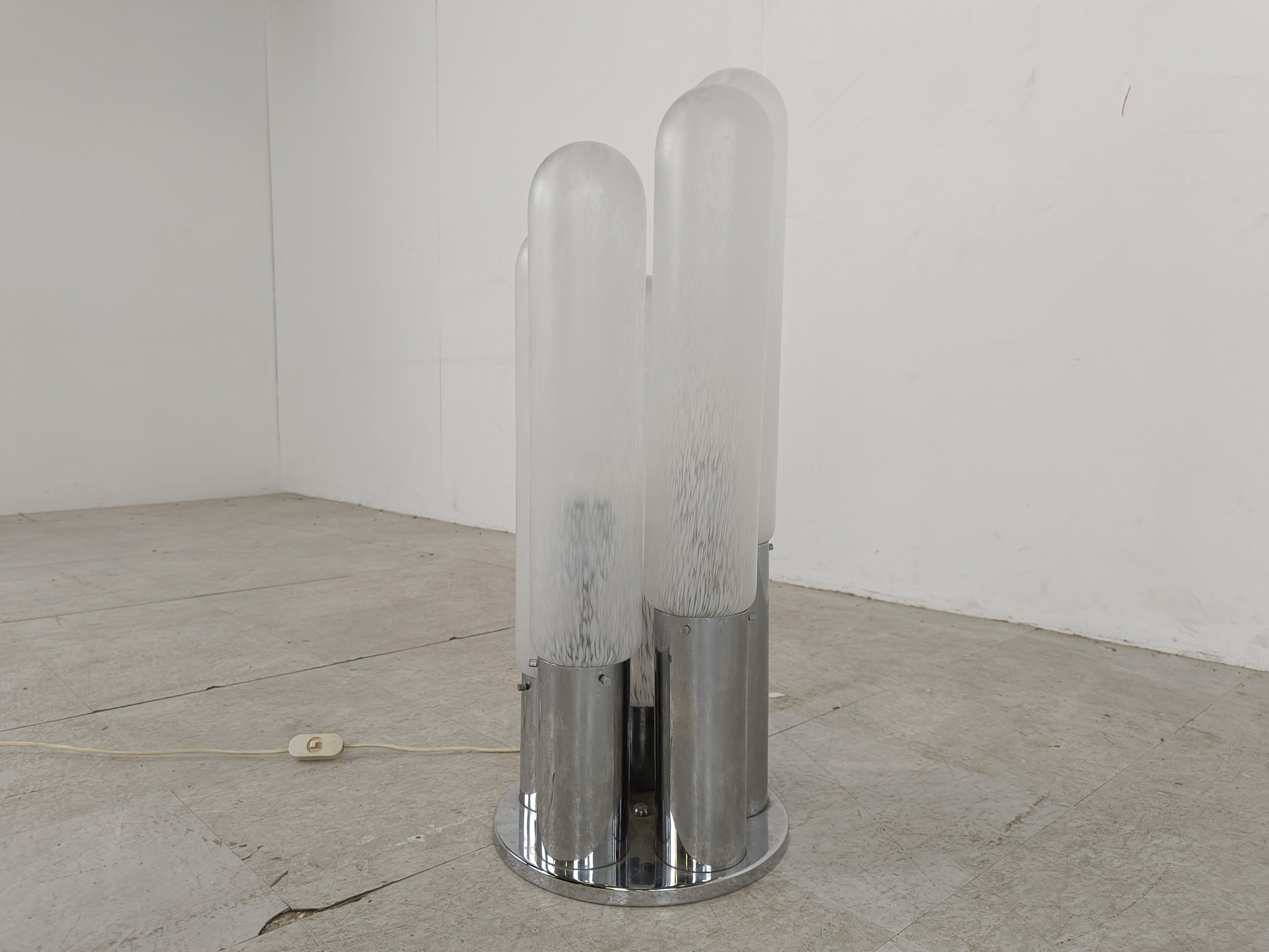 Lampe de table en verre de Murano par Carlo Nason, 1970 Bon état - En vente à HEVERLEE, BE