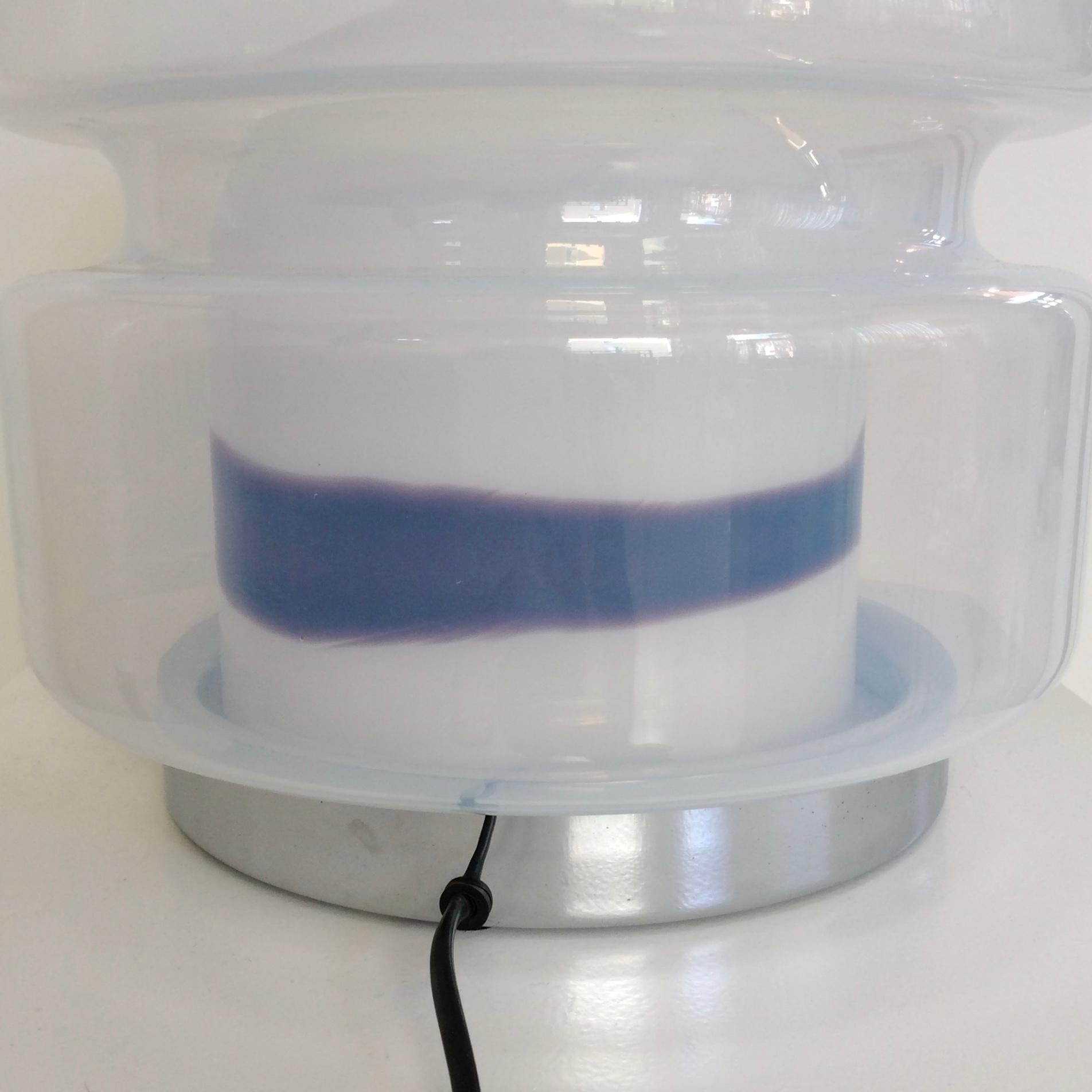 Murano Glass Table Lamp by Carlo Nason for Mazzega, circa 1970, Italy 3