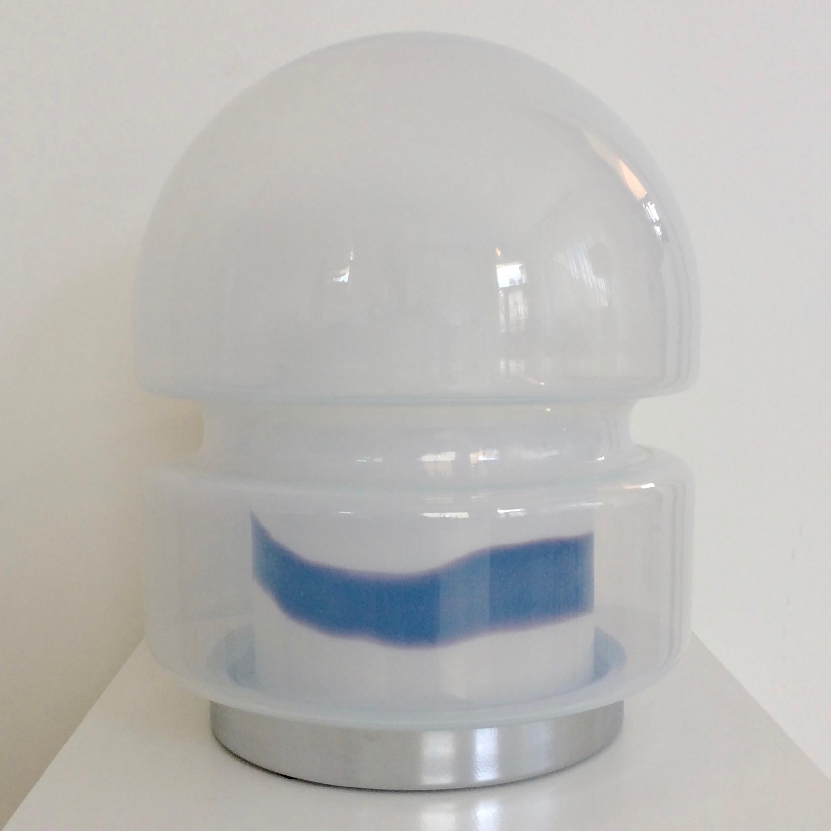 Italian Murano Glass Table Lamp by Carlo Nason for Mazzega, circa 1970, Italy