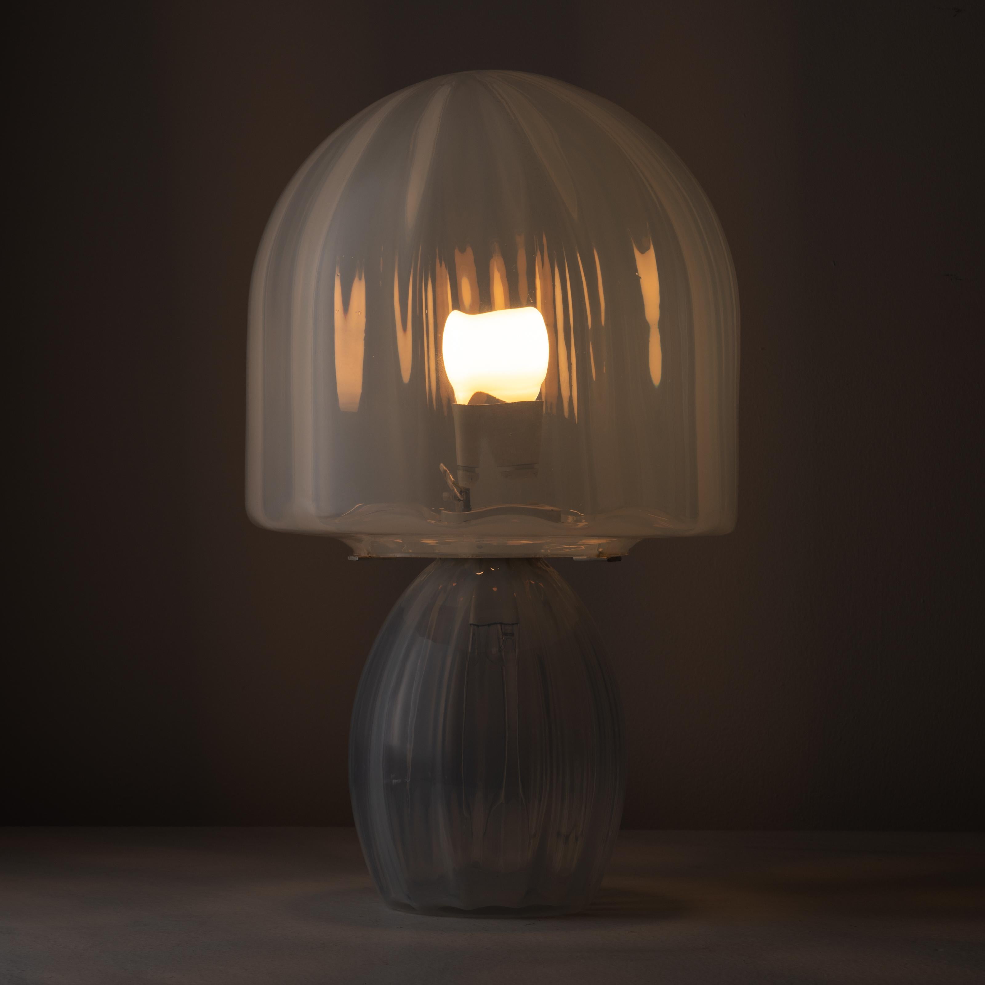Mid-Century Modern Murano Glass Table Lamp by Carlo Nason for Mazzega 