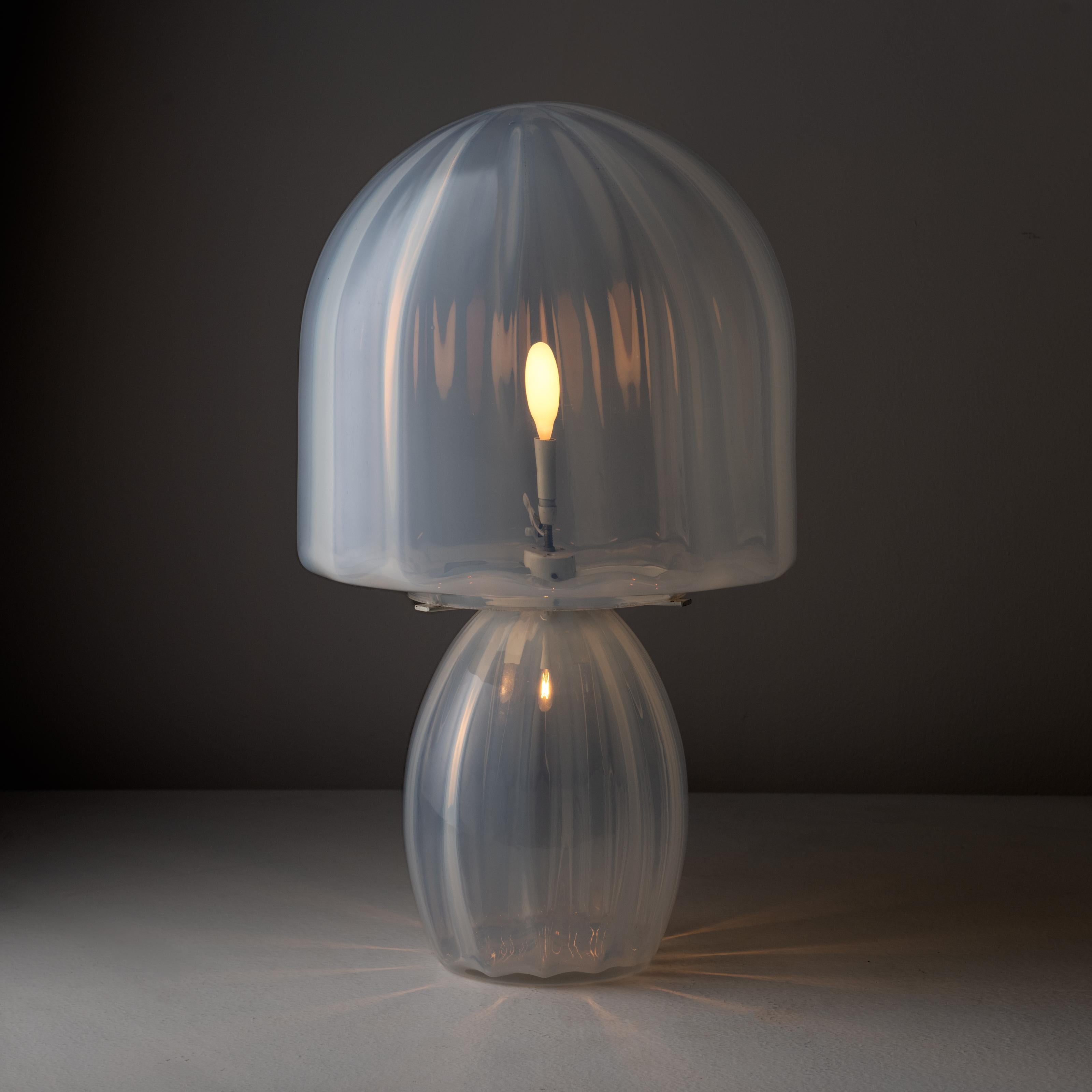 Late 20th Century Murano Glass Table Lamp by Carlo Nason for Mazzega 