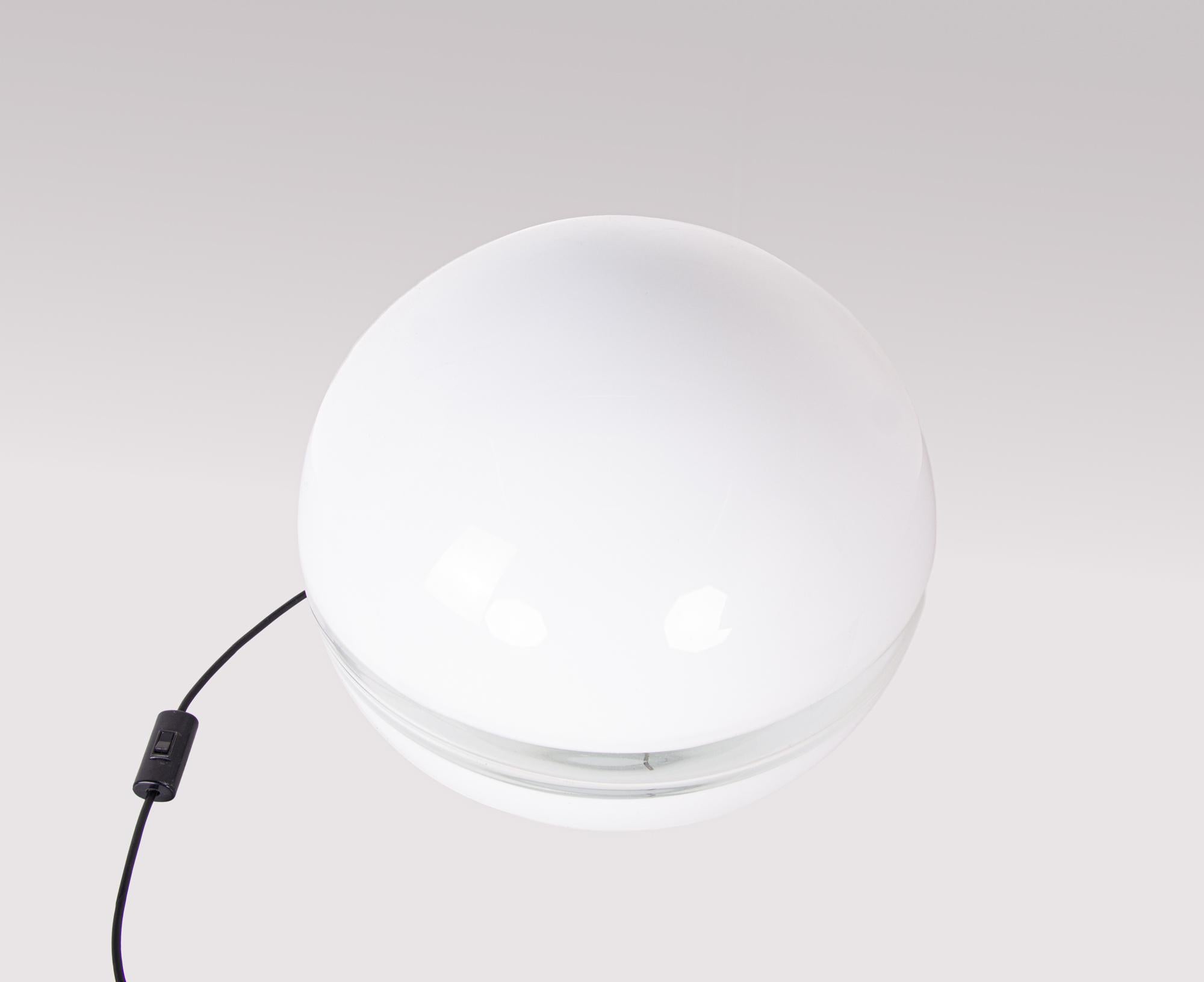 Fait main Lampe de table en verre de Murano par Carlo Nason pour Mazzega, Italie 1970 en vente