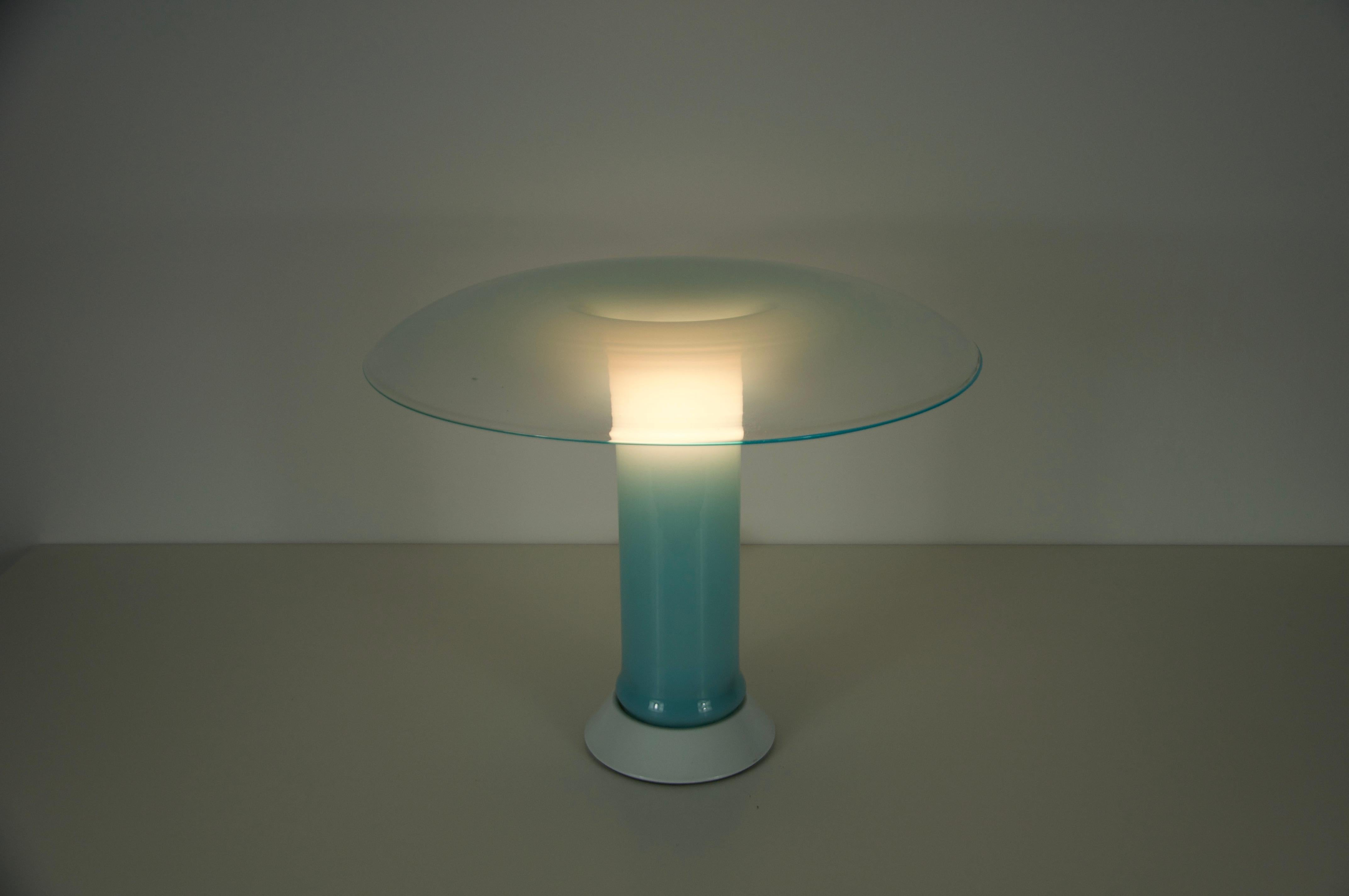 Lampe de table en verre de Murano par Carlon Nason, années 1970, Italie en vente 4