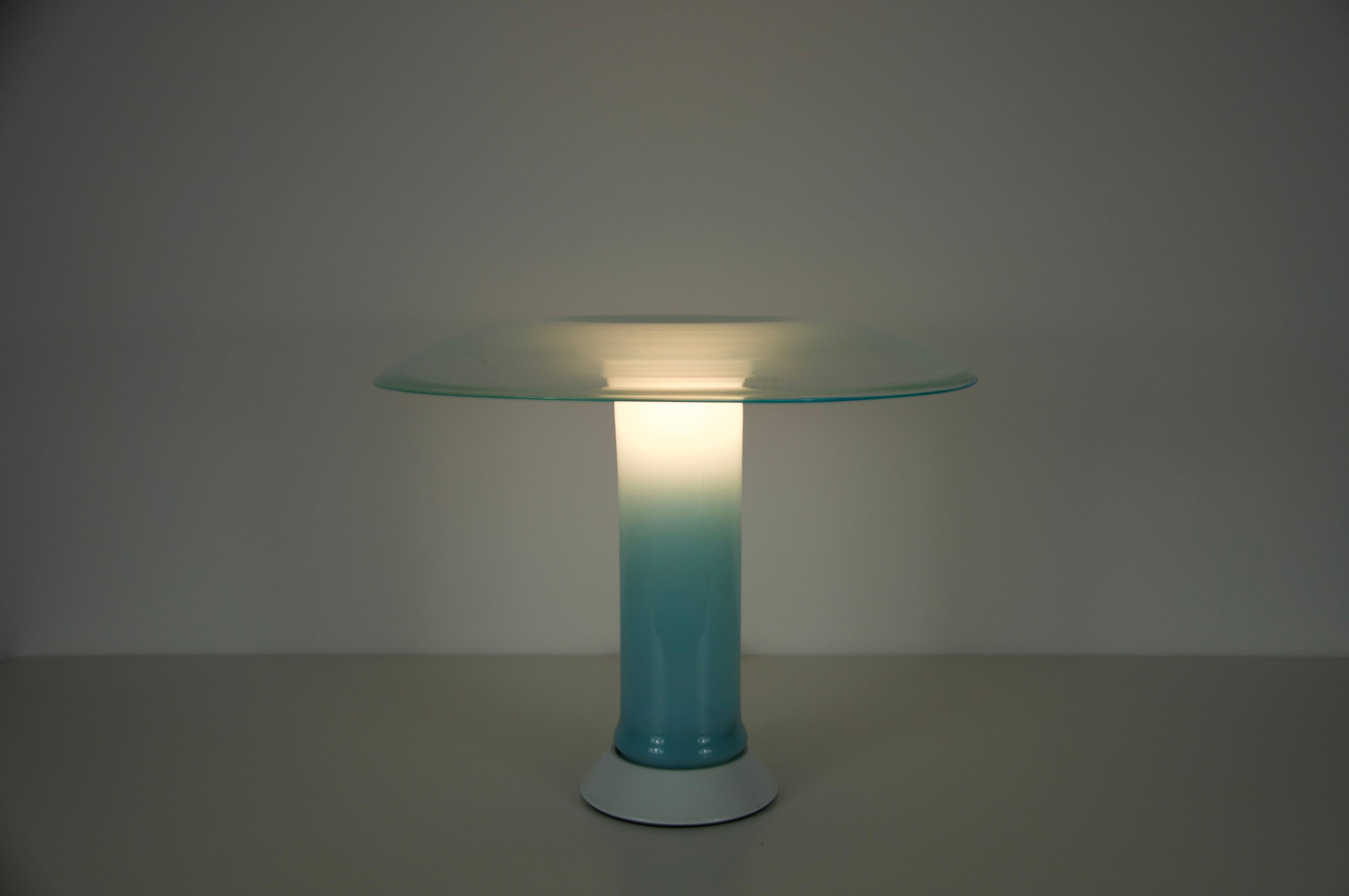 Lampe de table en verre de Murano par Carlon Nason, années 1970, Italie en vente 5