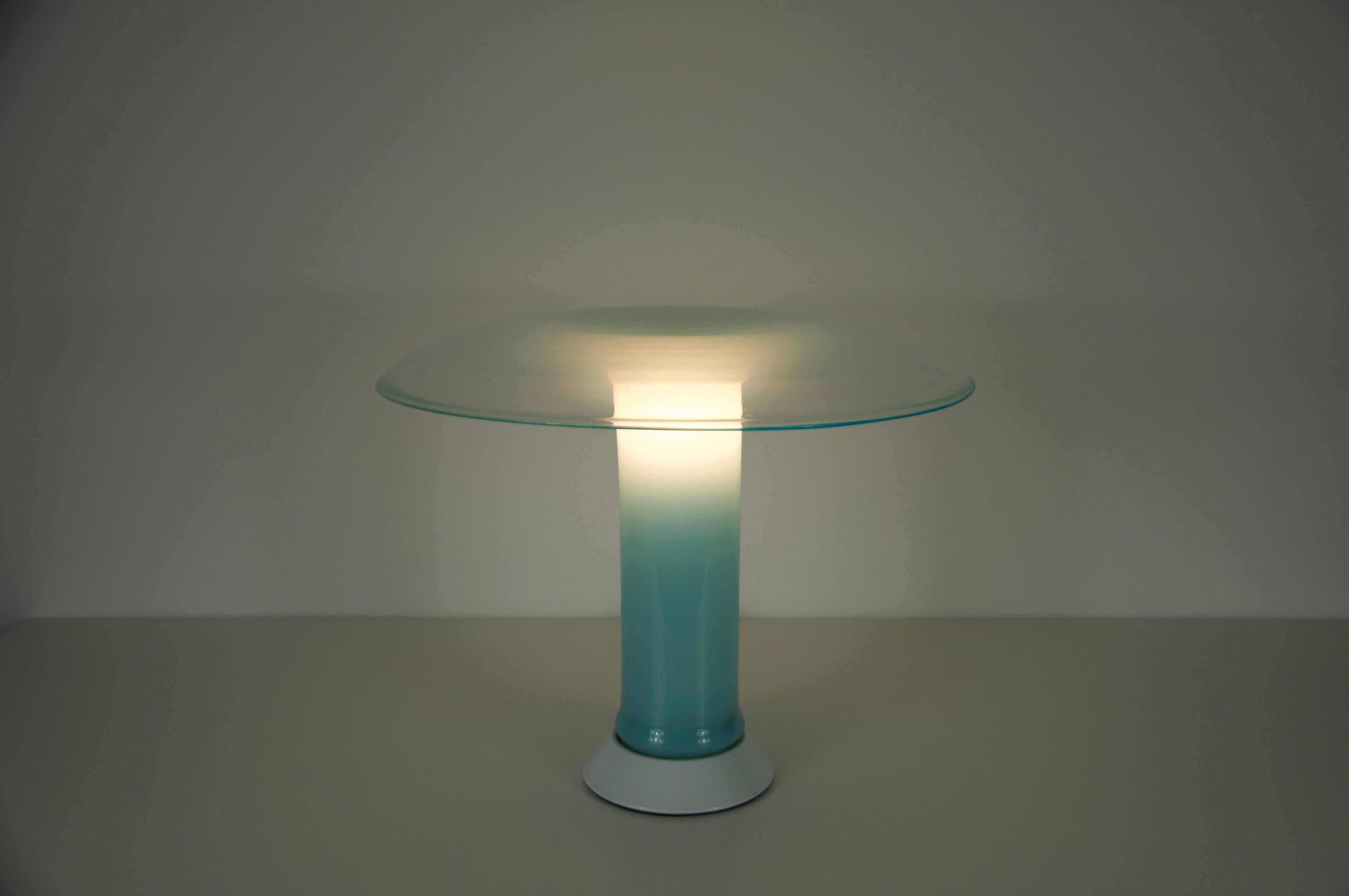 Lampe de table en verre de Murano par Carlon Nason, années 1970, Italie en vente 6