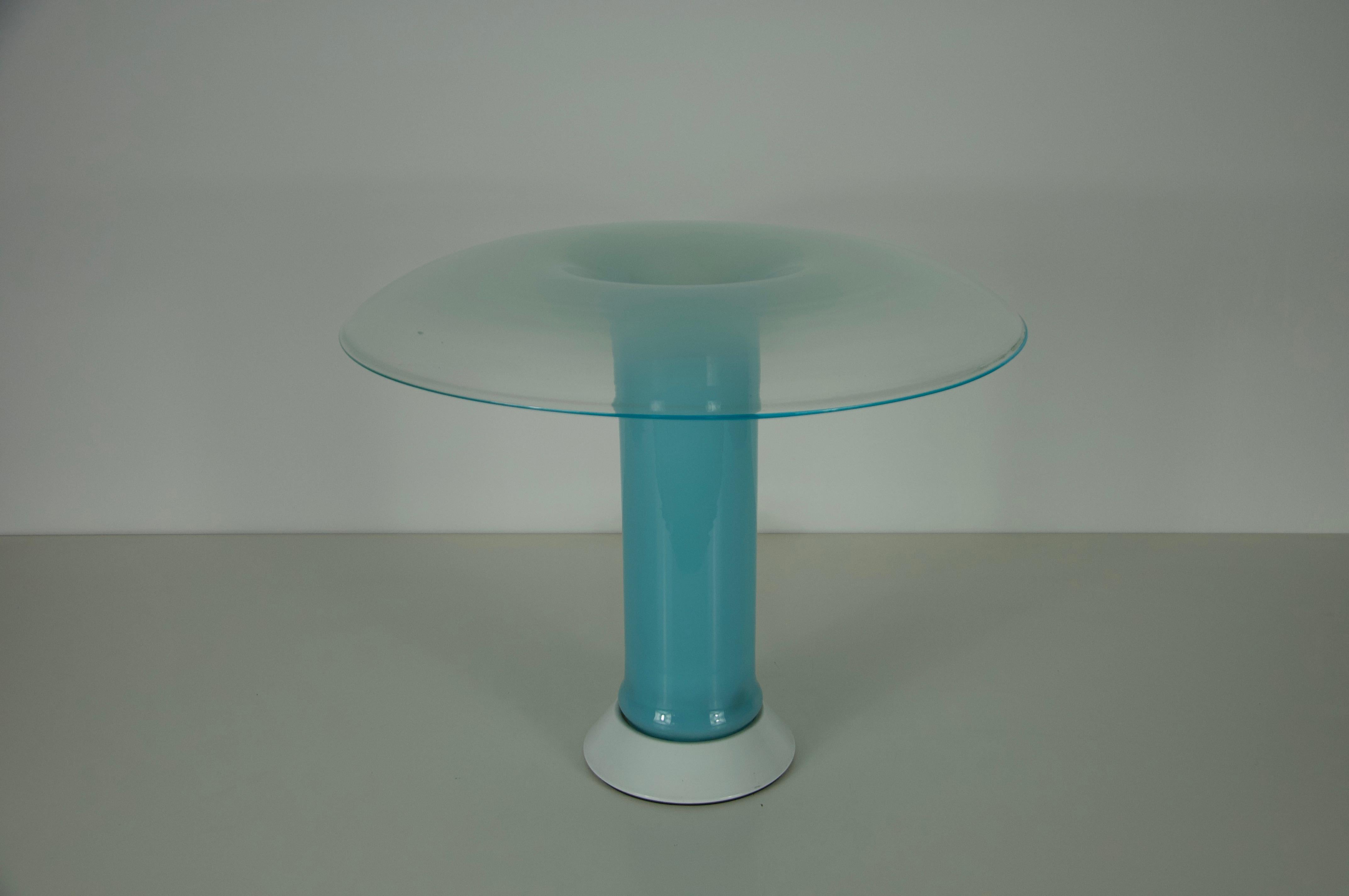 Mid-Century Modern Lampe de table en verre de Murano par Carlon Nason, années 1970, Italie en vente