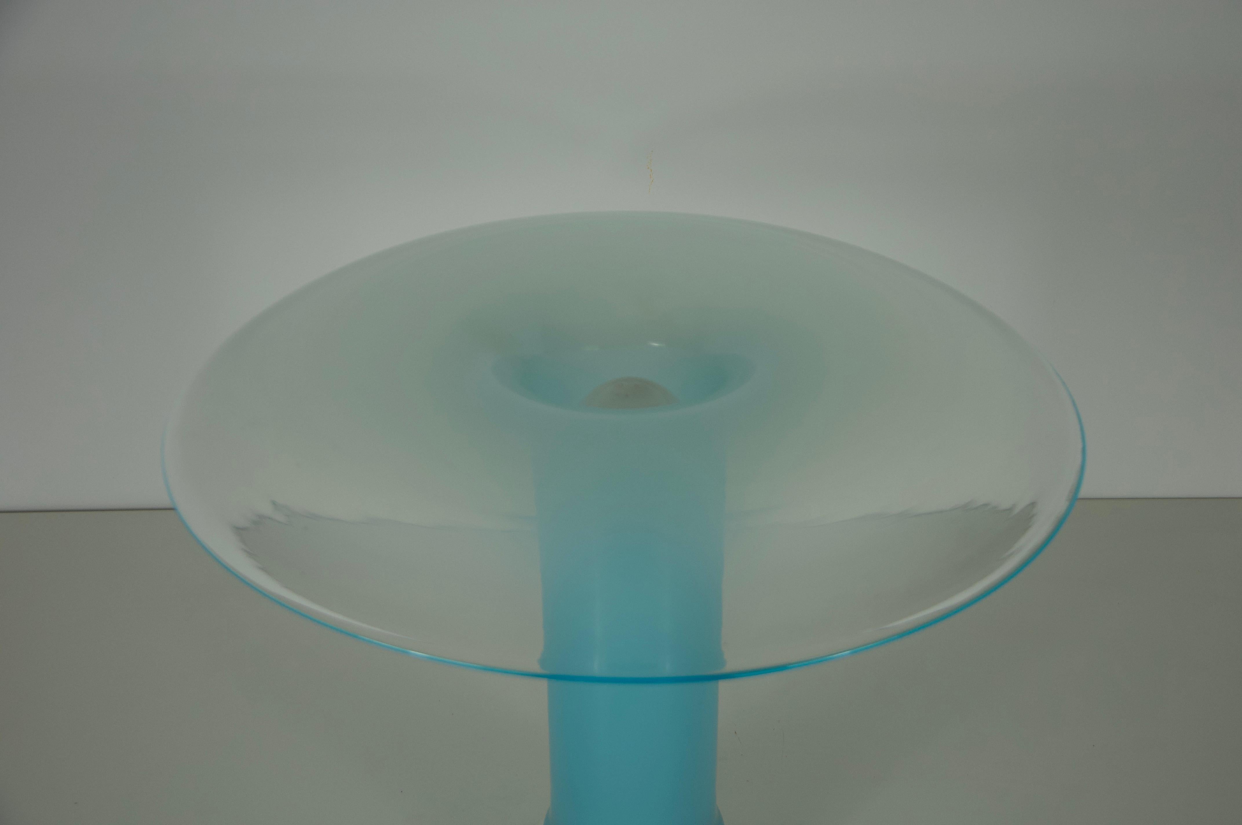 Lampe de table en verre de Murano par Carlon Nason, années 1970, Italie Bon état - En vente à Hagenbach, DE