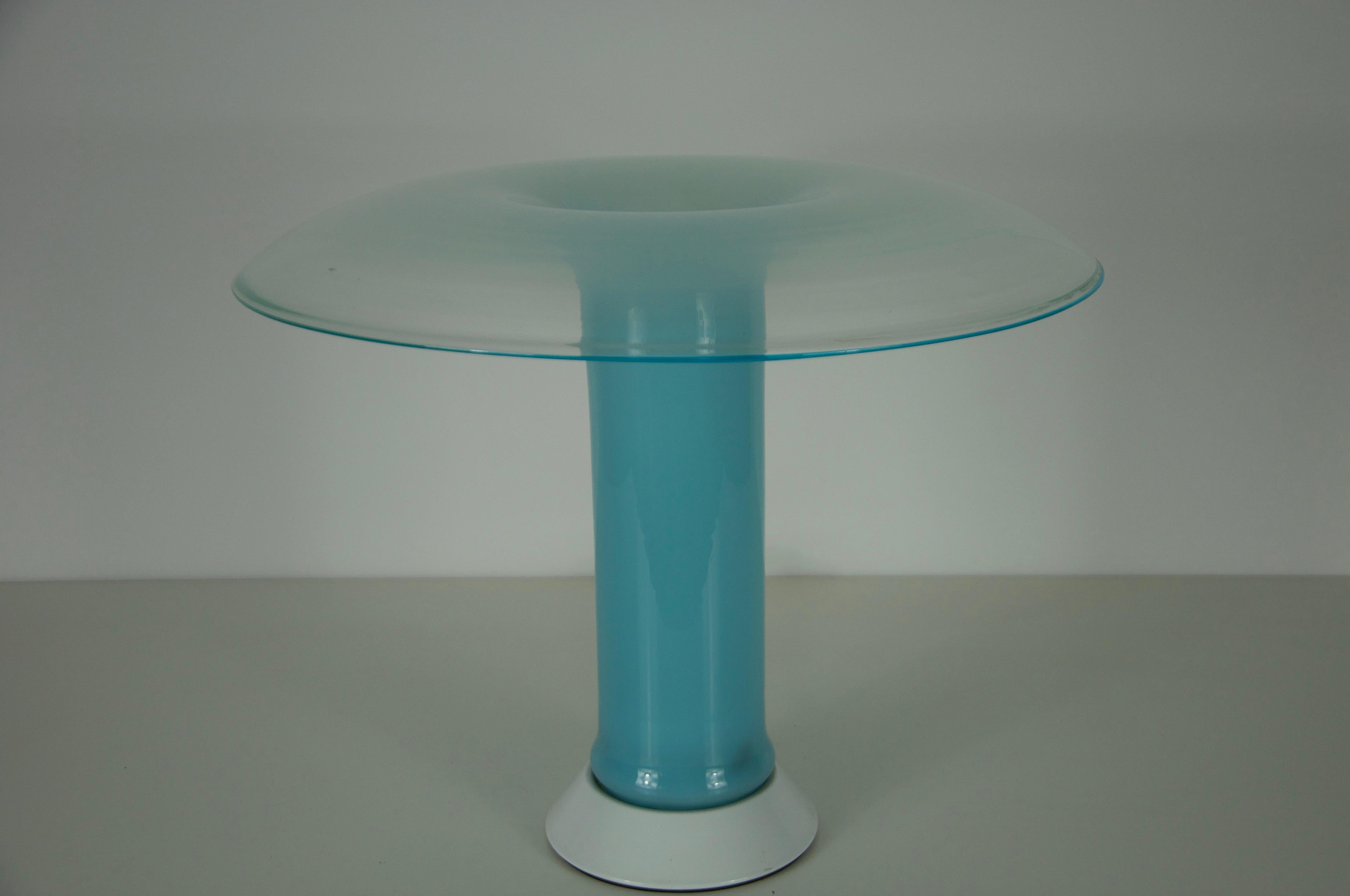 Fin du 20e siècle Lampe de table en verre de Murano par Carlon Nason, années 1970, Italie en vente