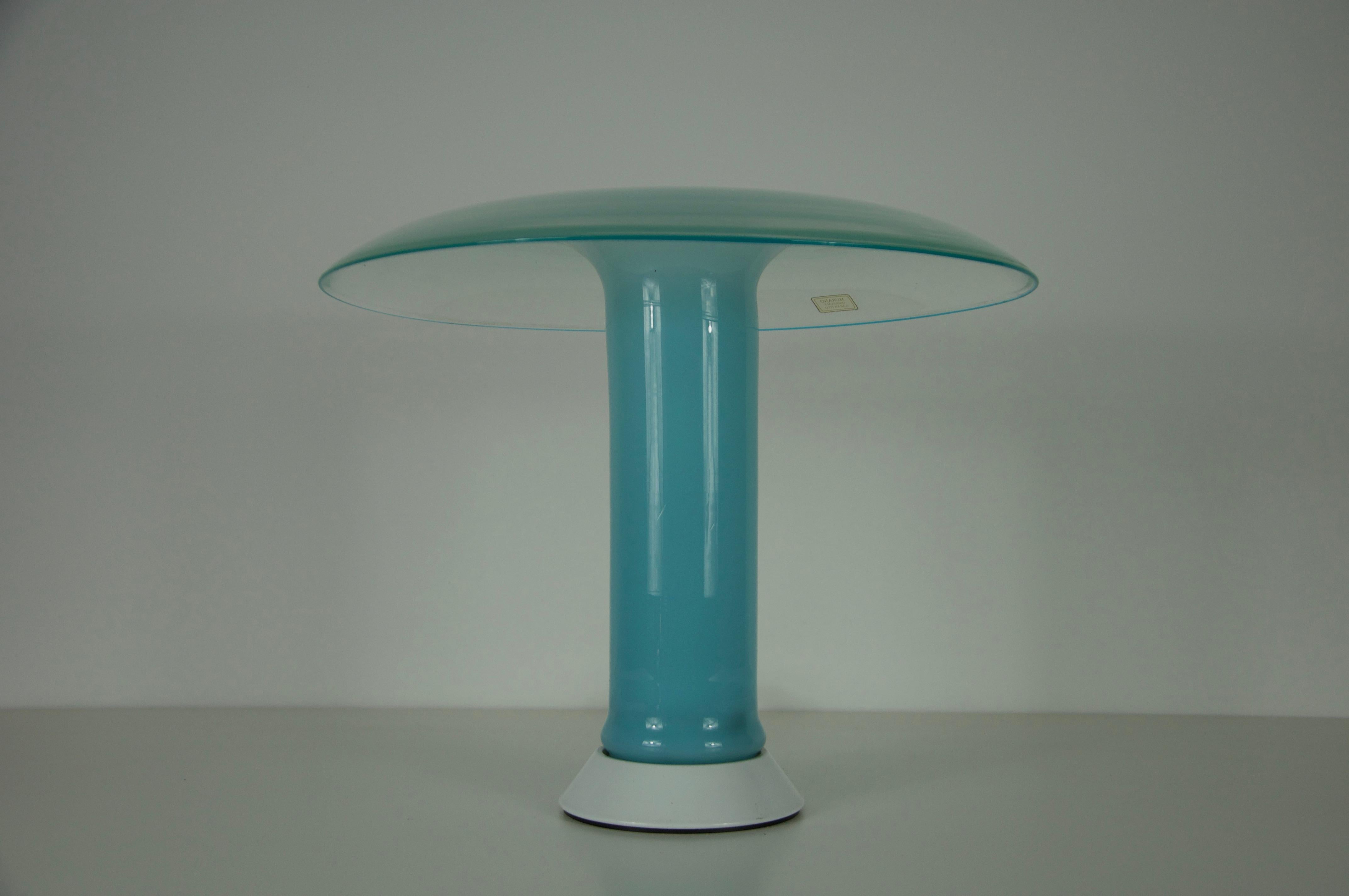 Lampe de table en verre de Murano par Carlon Nason, années 1970, Italie en vente 1