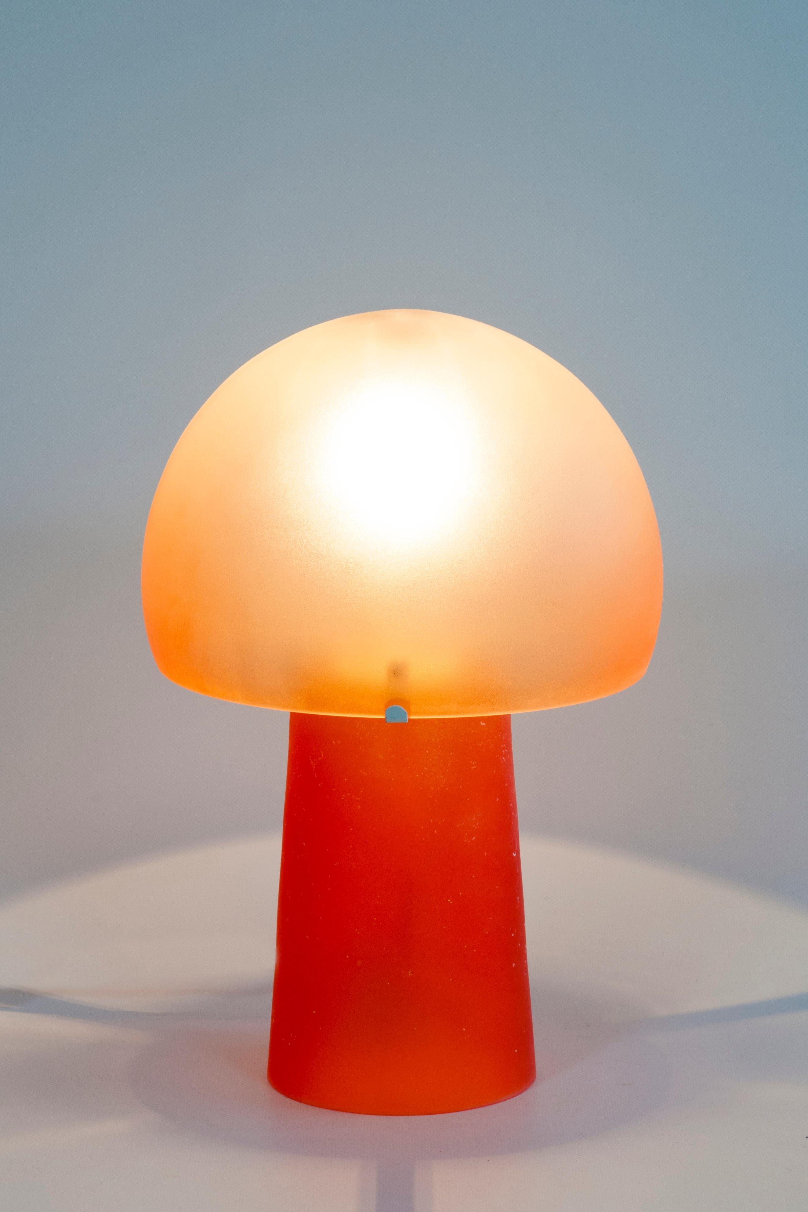 Lámpara de sobremesa de cristal de Murano by Cenedese, Modernismo italiano, circa 1970s en venta 6