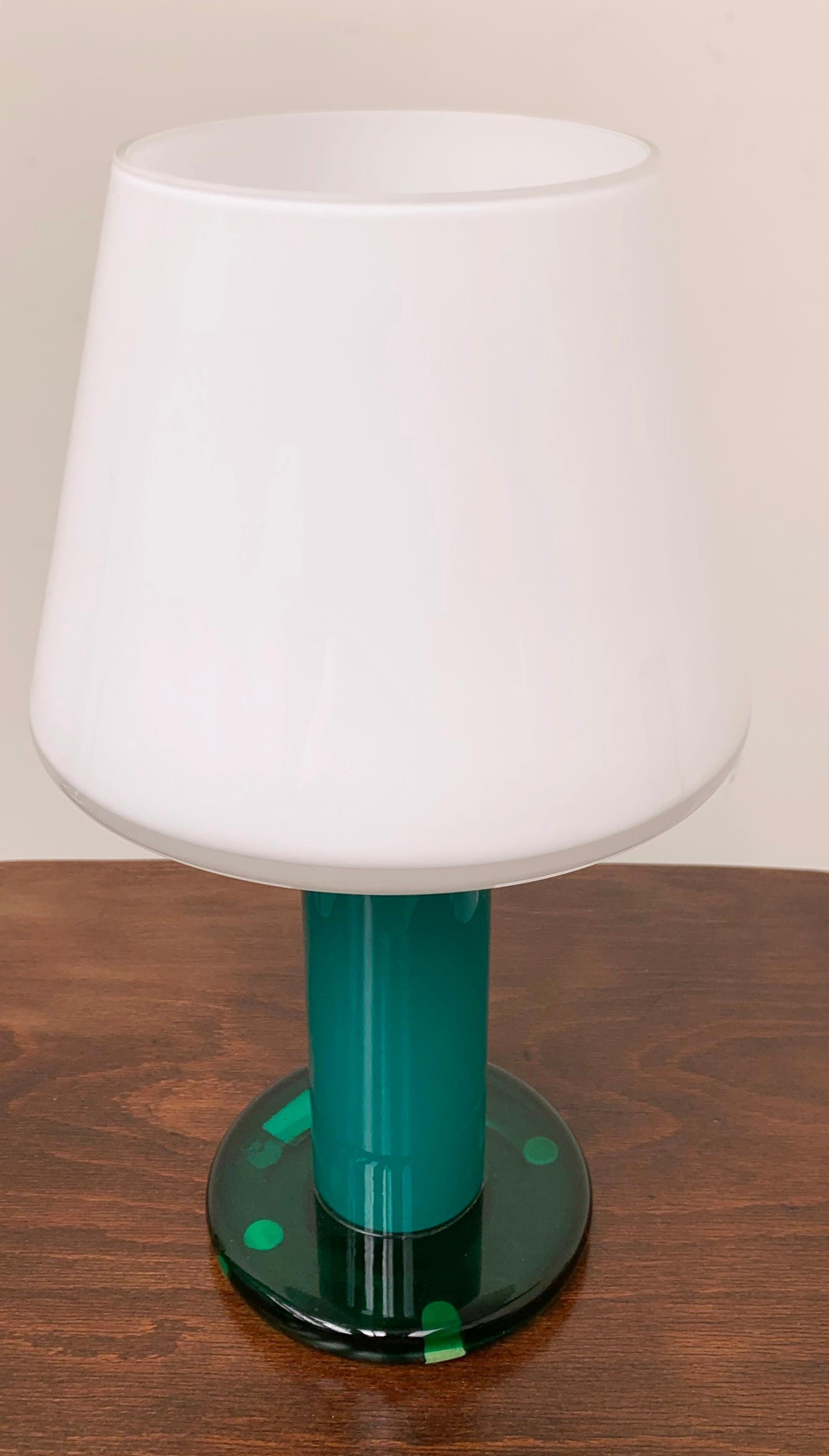 Mid-20th Century Mid-Century Modern Murano Glass Table Lamp by Cenedese Vetri, Italy