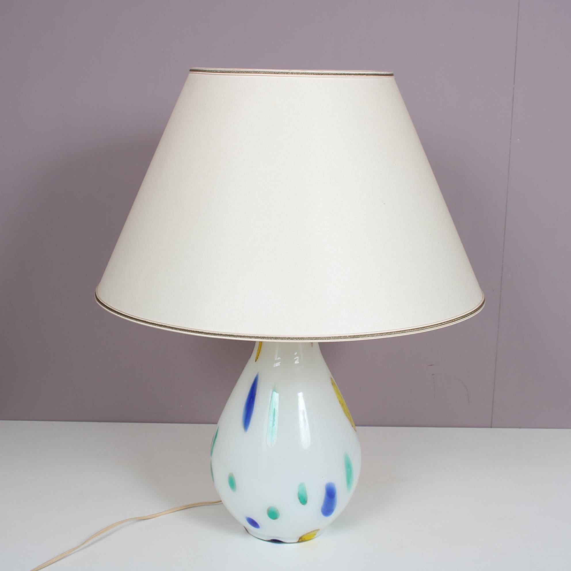 Murano Glass Table Lamp by Dino Martens for Aureliano Toso, Italy, circa 1960 For Sale 2