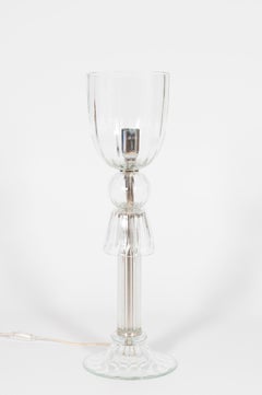 Lampe de table en verre de Murano par Giovanni Dalla Fina, années 1990