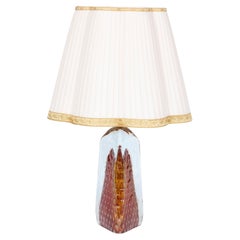 Murano Glass Table Lamp by Giovanni Dalla Fina, Italy, Circa 1980