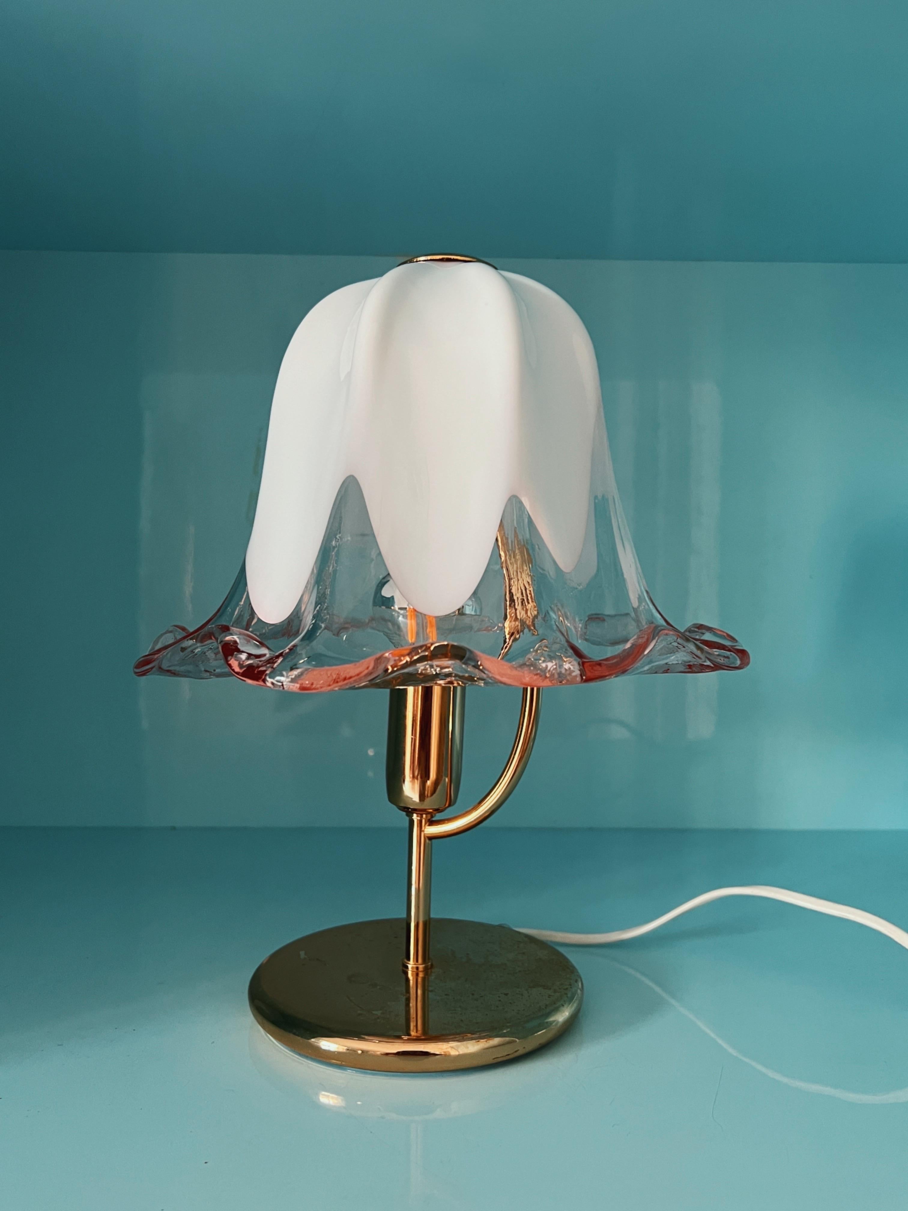 Mid-Century Modern Lampe de bureau en verre de Murano par La Murrina en vente