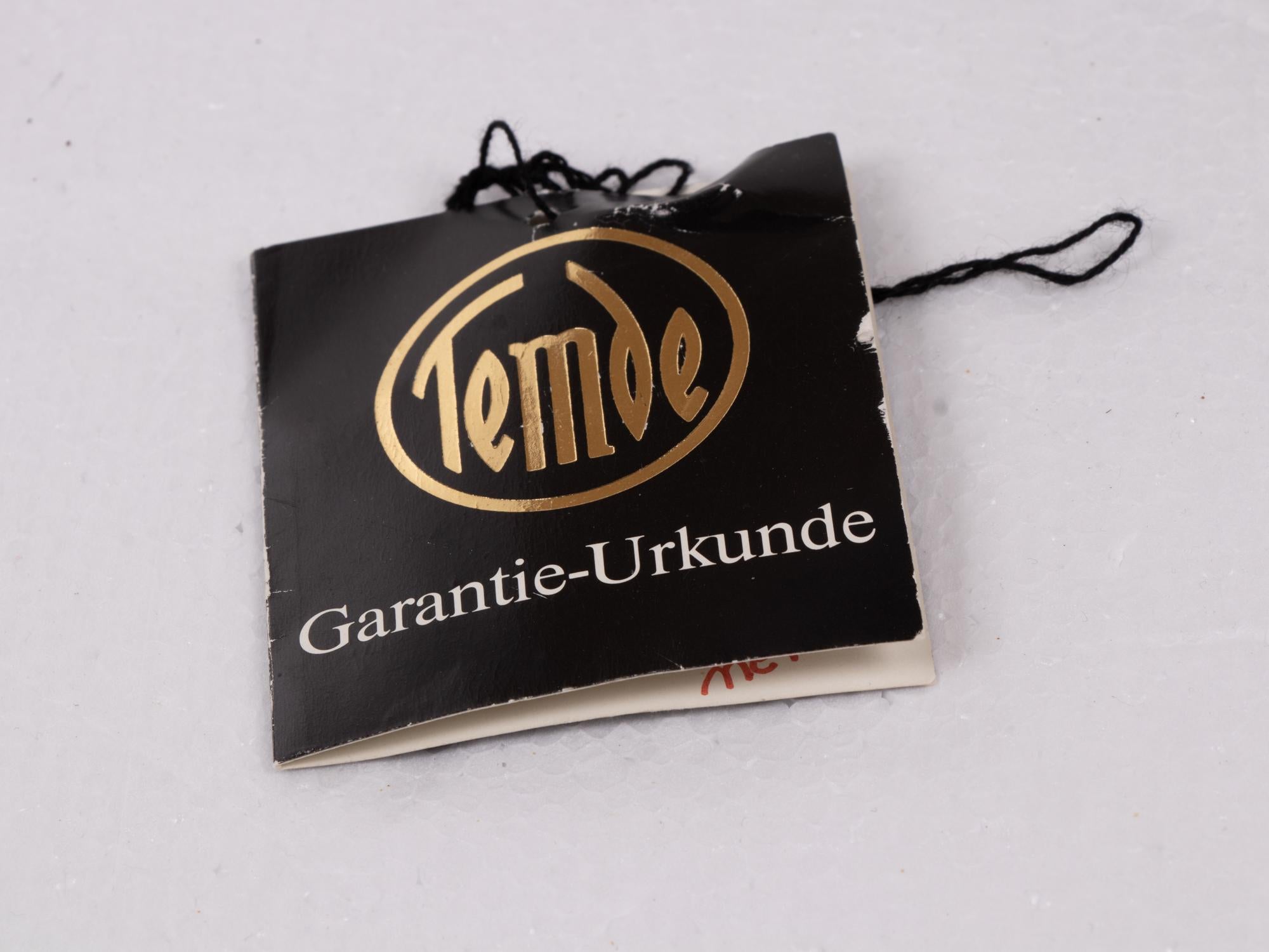 1960 Switzerland Temde Table Lamp Murano Glass & Brass In Good Condition For Sale In Niederdorfelden, Hessen