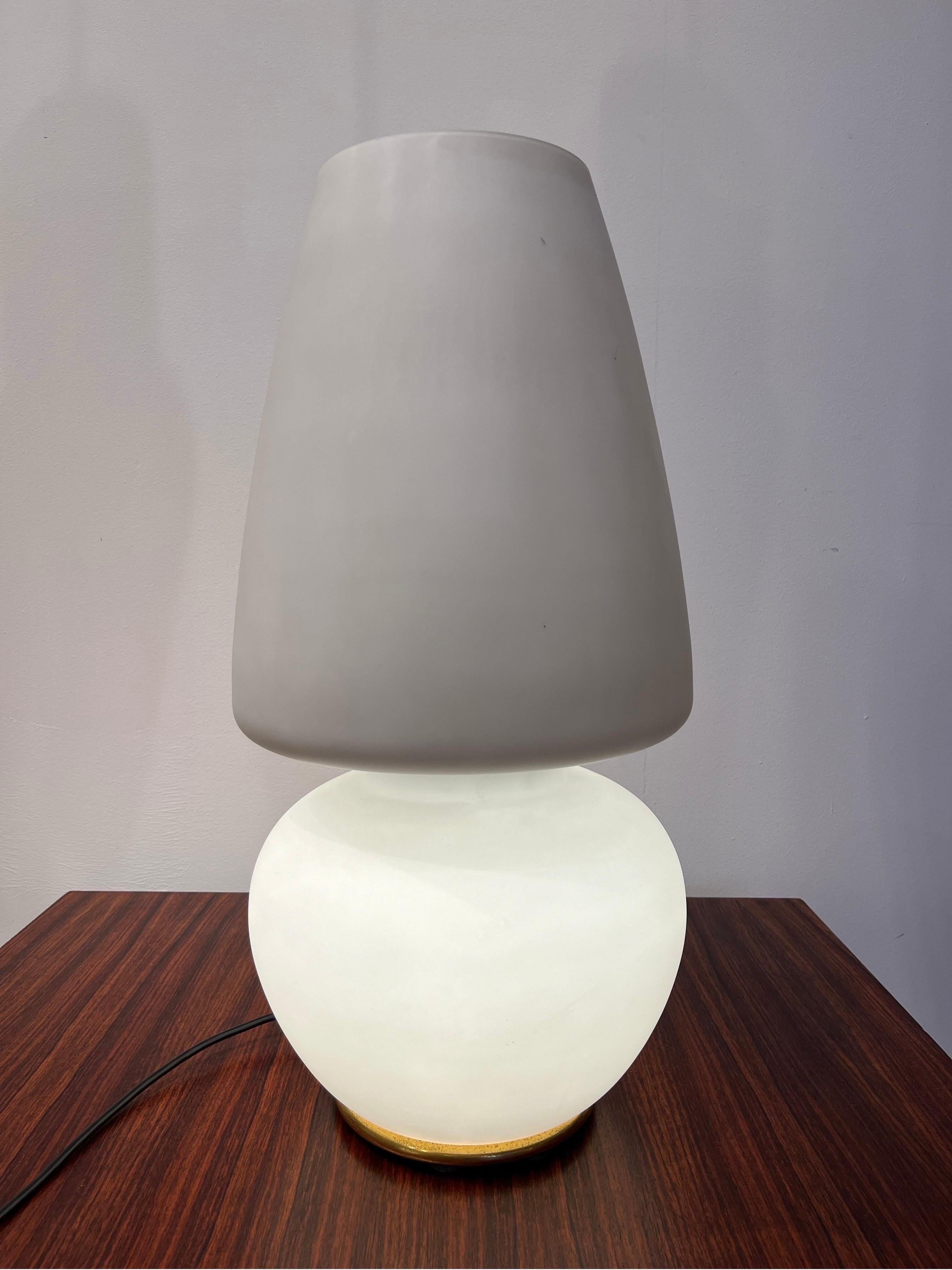 Italian Murano Glass Table Lamp by VeArt, 1960s, Italy For Sale