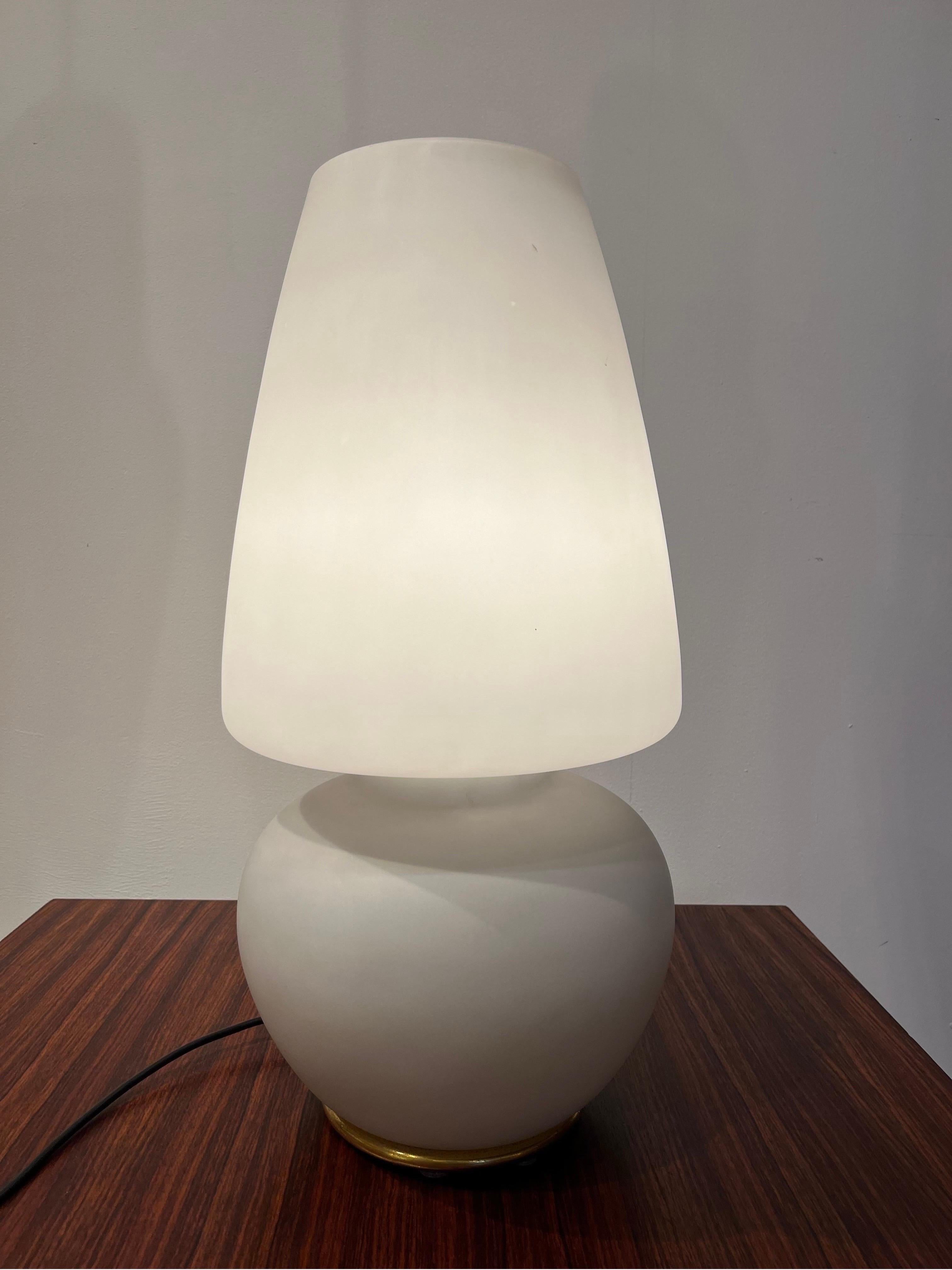 Murano Glass Table Lamp by VeArt, 1960s, Italy In Good Condition For Sale In Brussels, BE