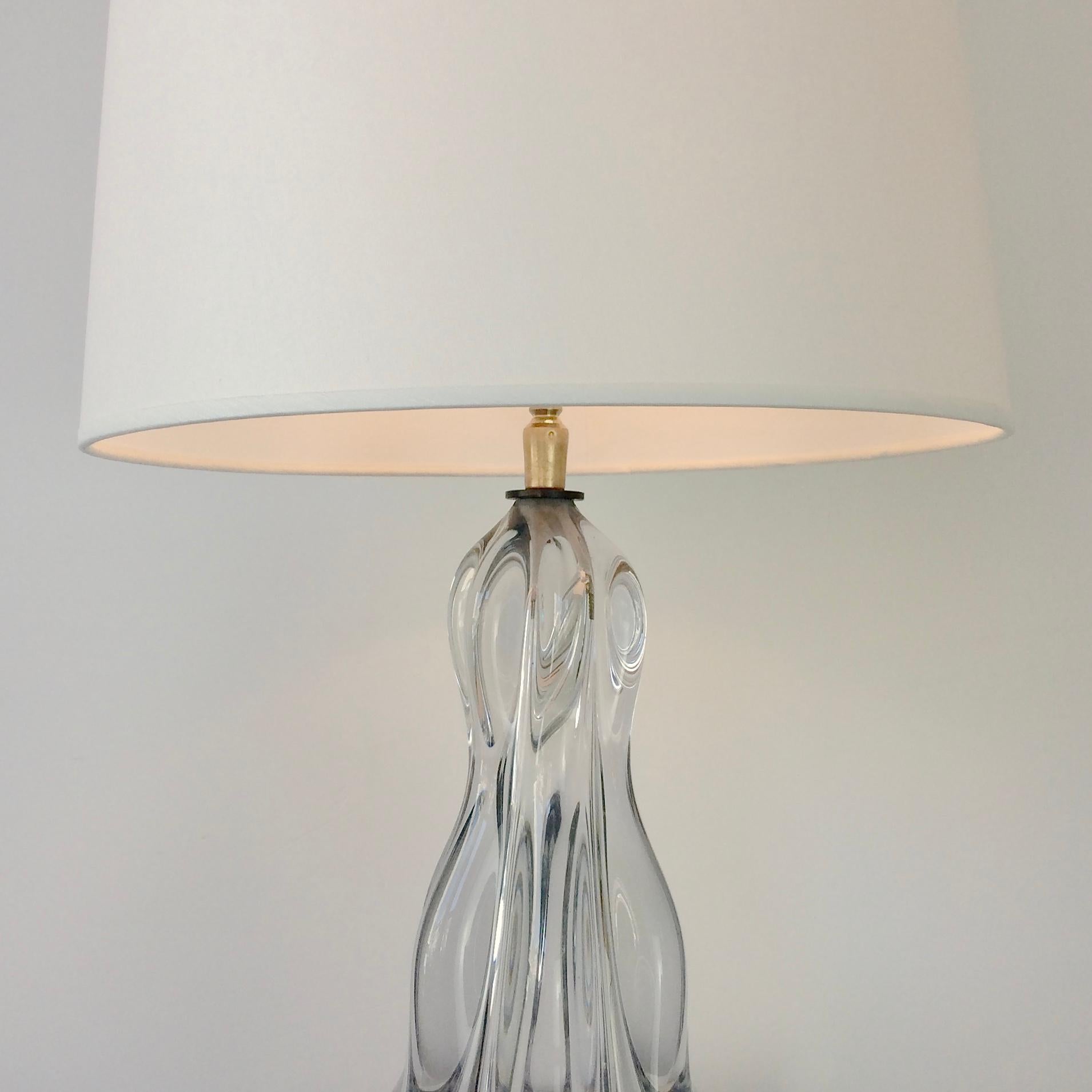 Murano Glass Table Lamp, circa 1940, Italy In Good Condition In Brussels, BE