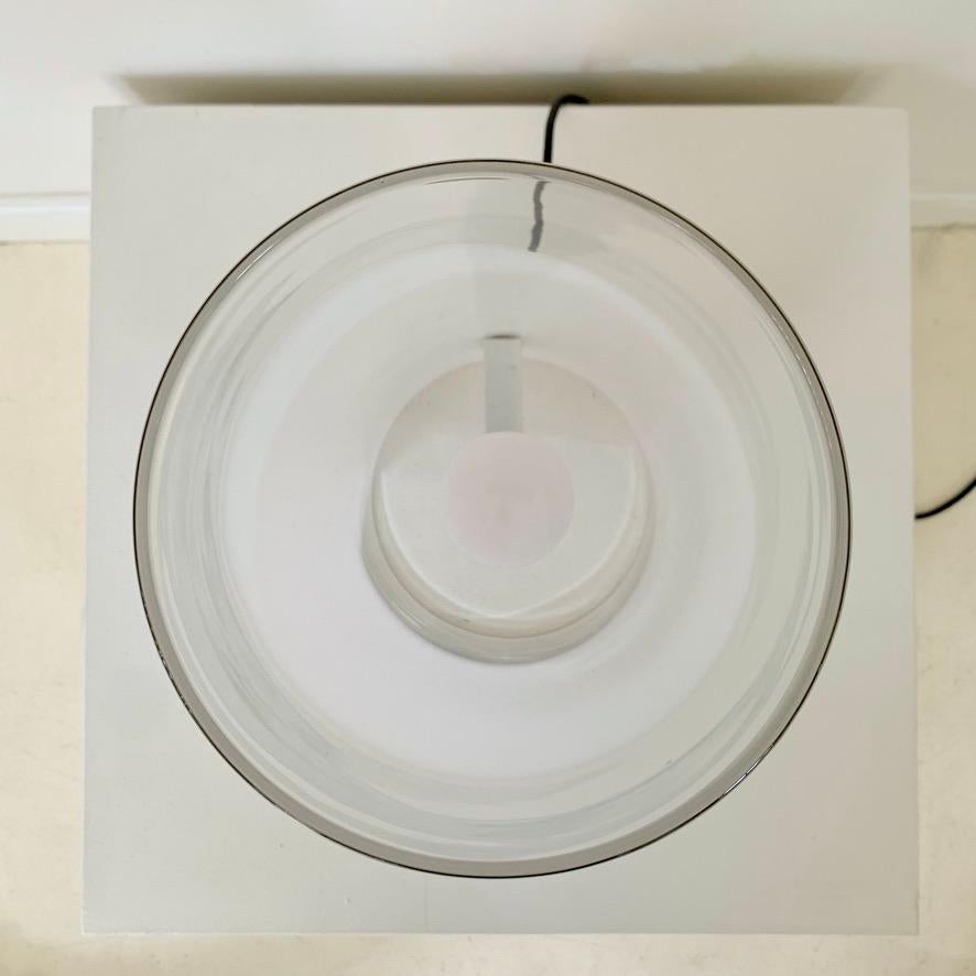Murano Glass Table Lamp, circa 1970, Italy. For Sale 8