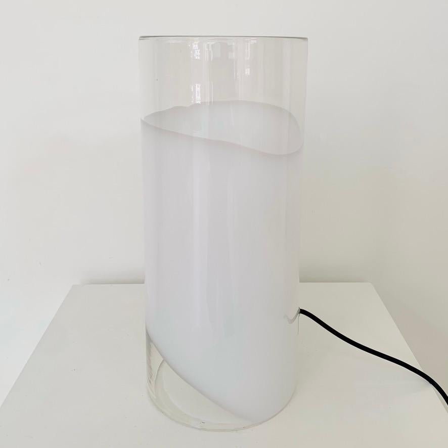Murano Glass Table Lamp, circa 1970, Italy. For Sale 1