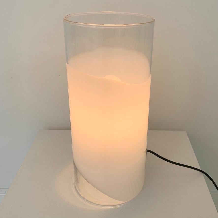 Murano Glass Table Lamp, circa 1970, Italy. For Sale 2