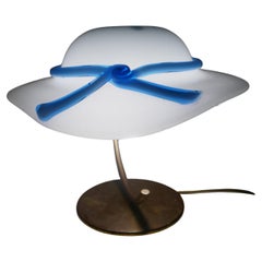 Lampe de table en verre de Murano