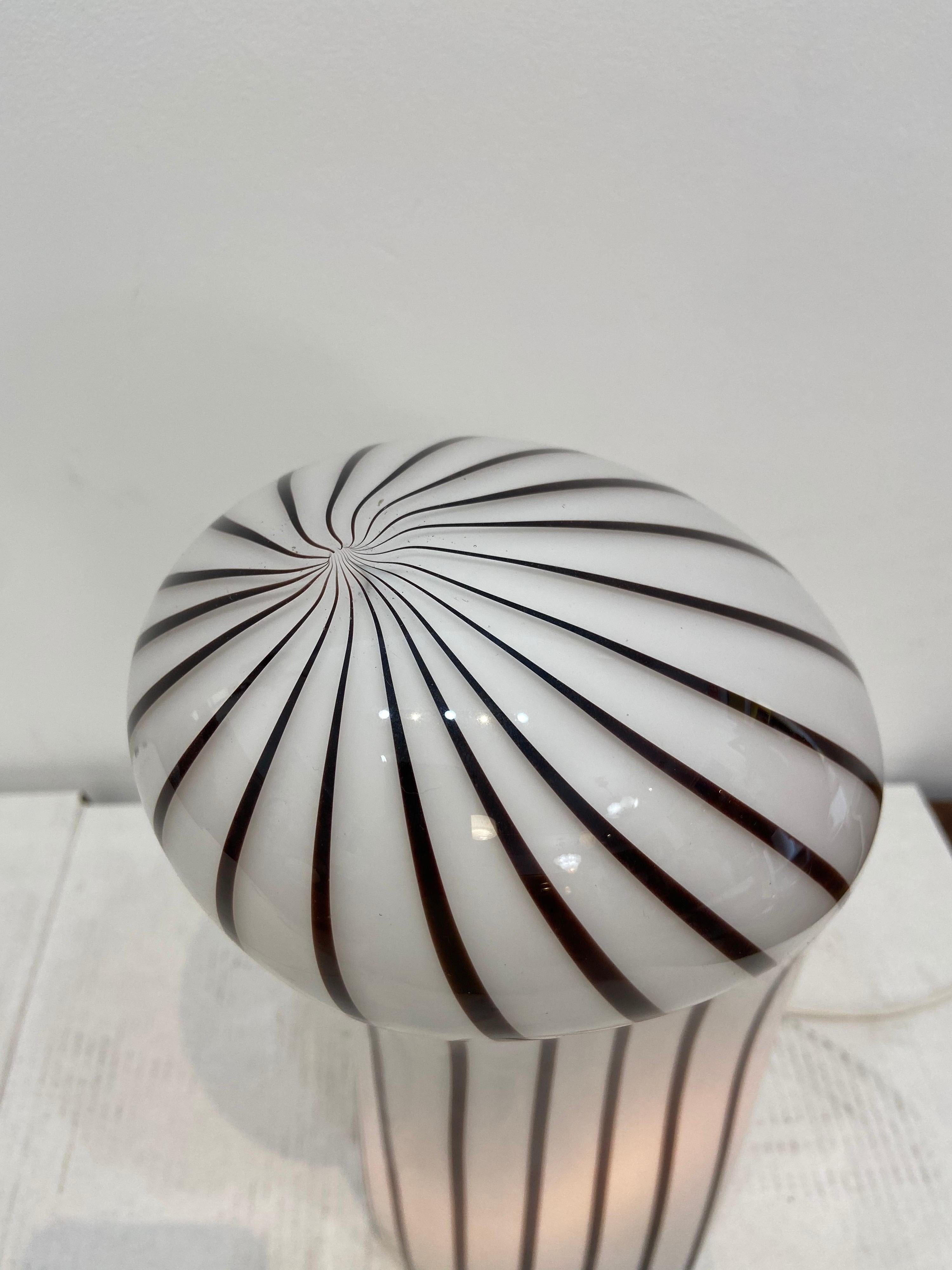Italian Murano Glass Table Lamp